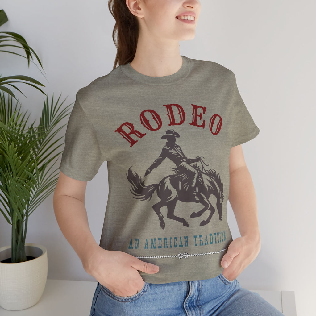 Rodeo An American Tradition T-shirt – Born in the Dirt Collection