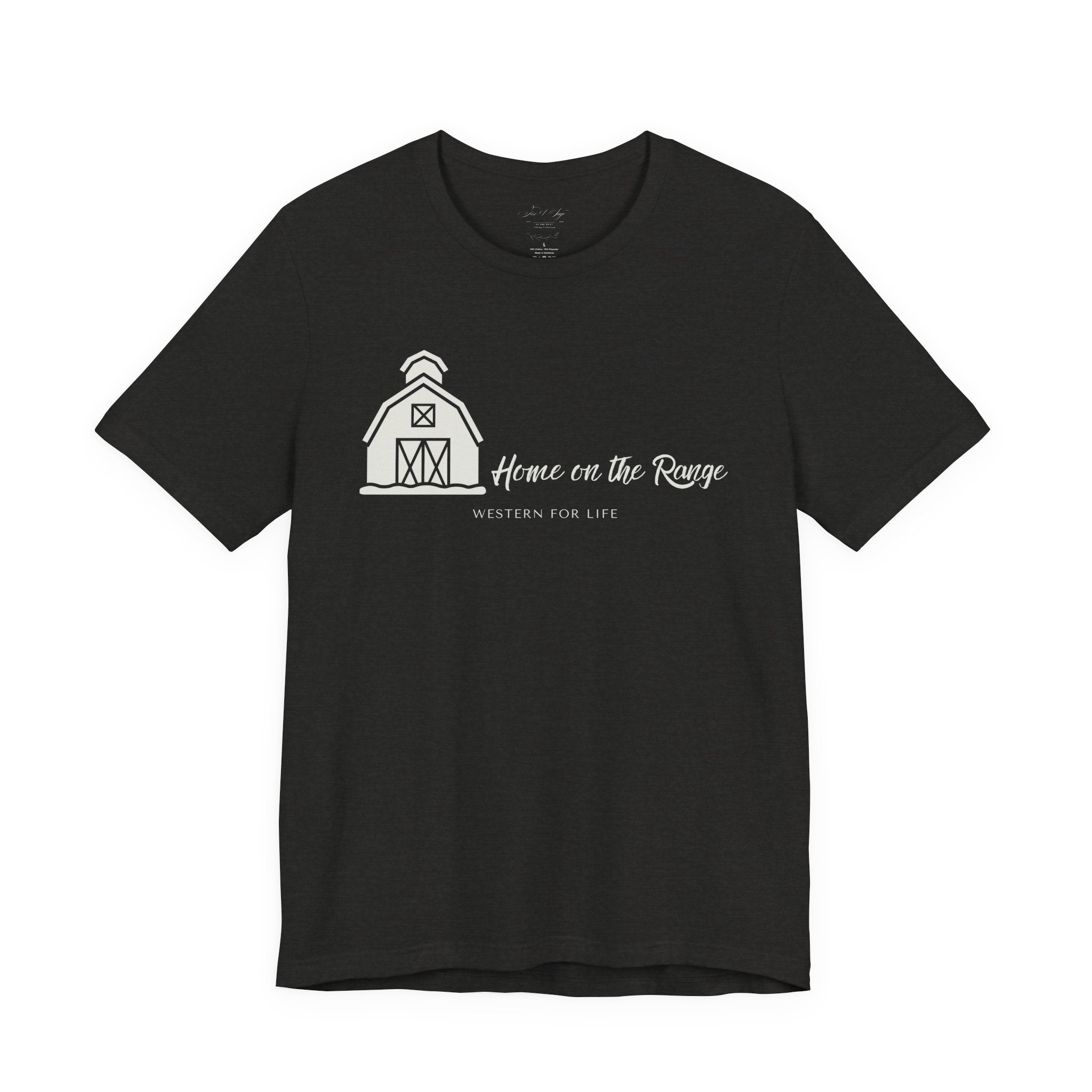 Home on the Range Rustic Farmhouse Barn Shirt: Western For Life Collection