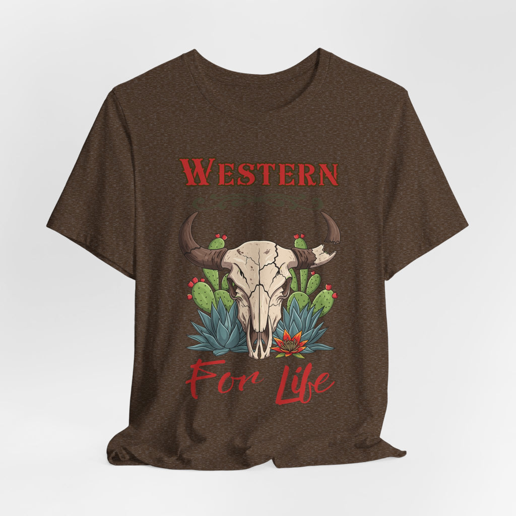 Cactus & Skull T-Shirt — Western for Life Collection