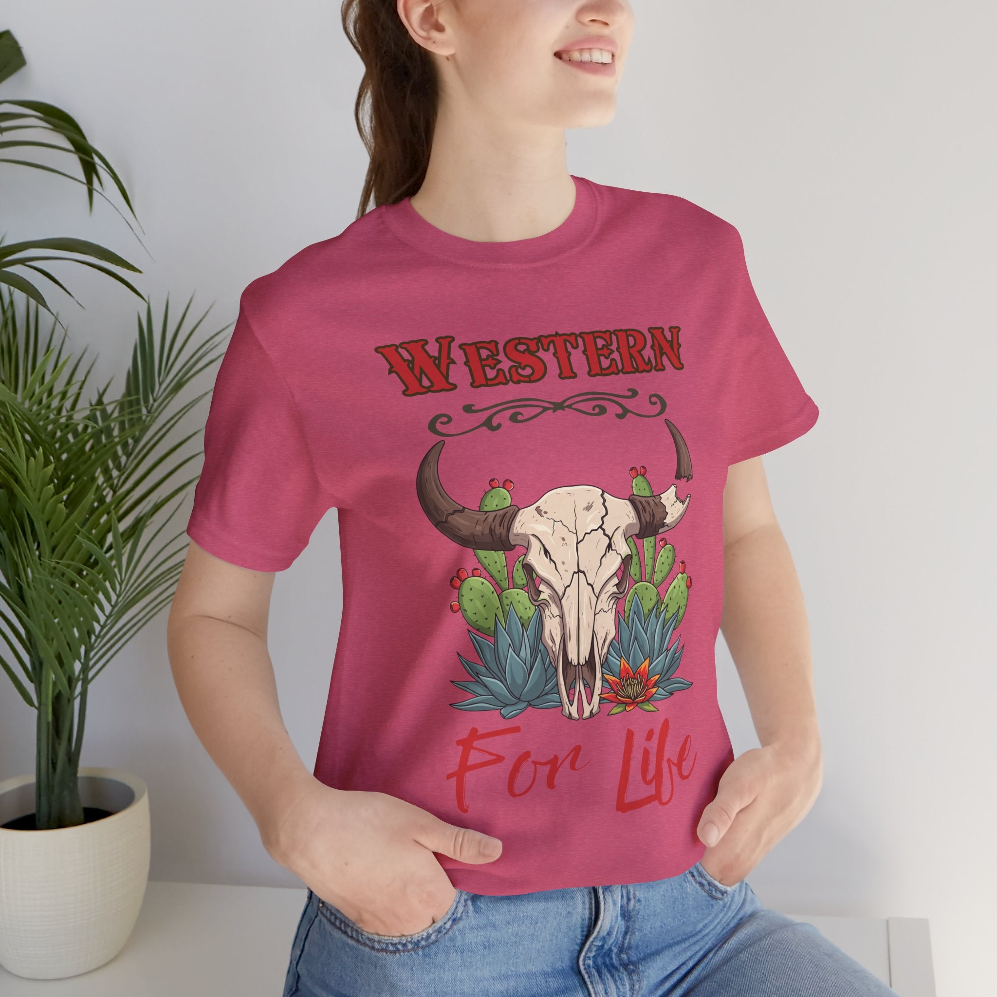 Cactus & Skull T-Shirt — Western for Life Collection
