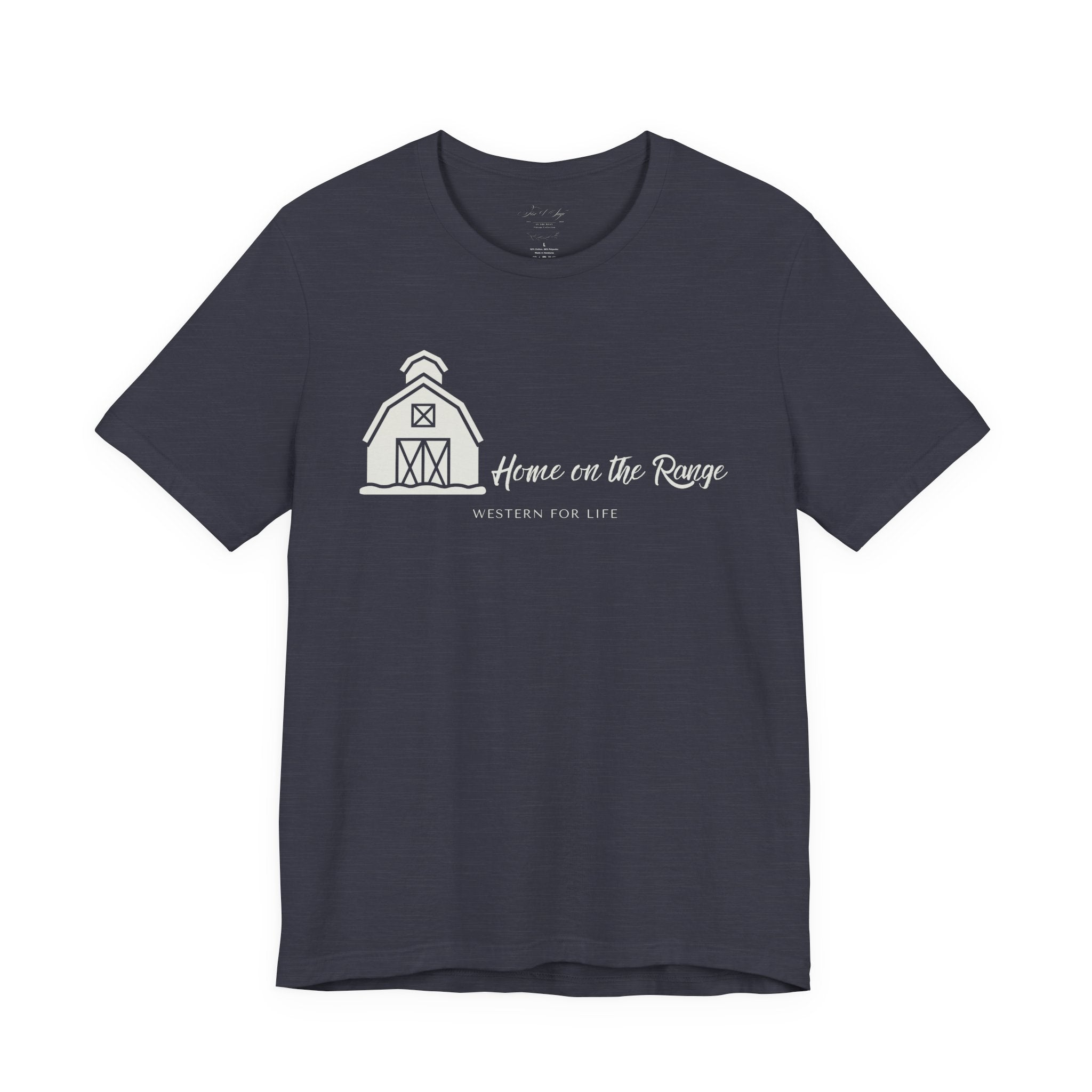 Home on the Range Rustic Farmhouse Barn Shirt: Western For Life Collection