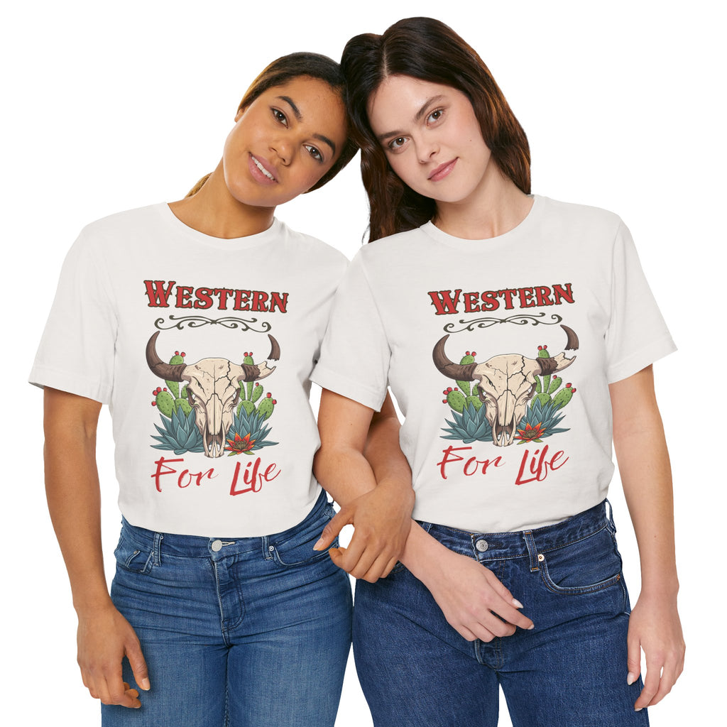 Cactus & Skull T-Shirt — Western for Life Collection