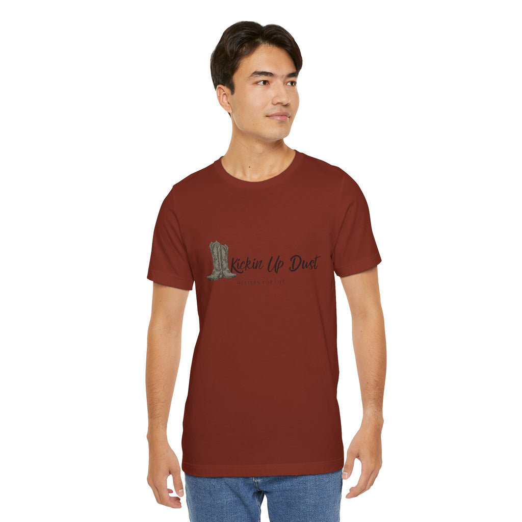 Kicking Up Dust Cowboy Boots Western Tee | Born In The Dirt Collection