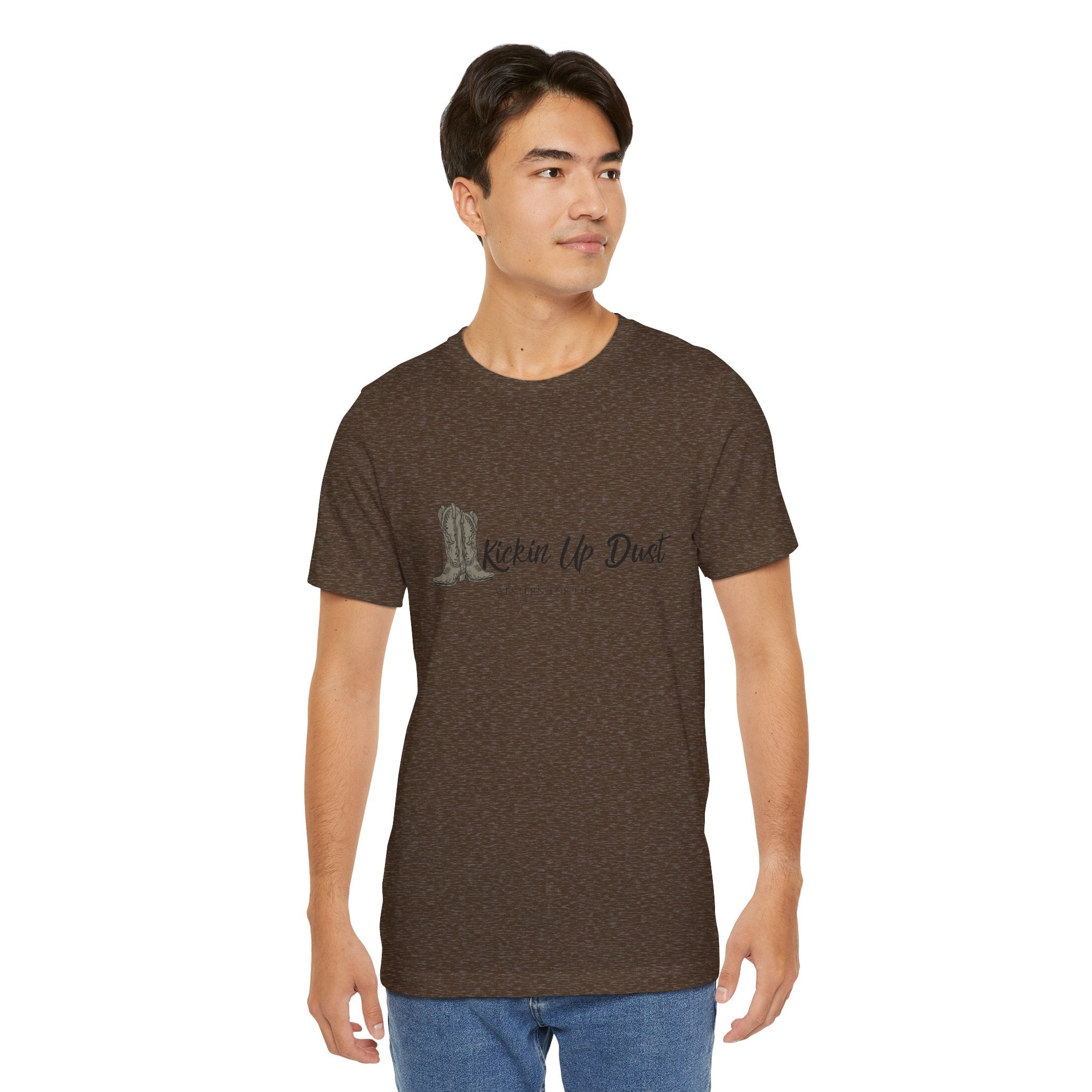 Kicking Up Dust Cowboy Boots Western Tee | Born In The Dirt Collection