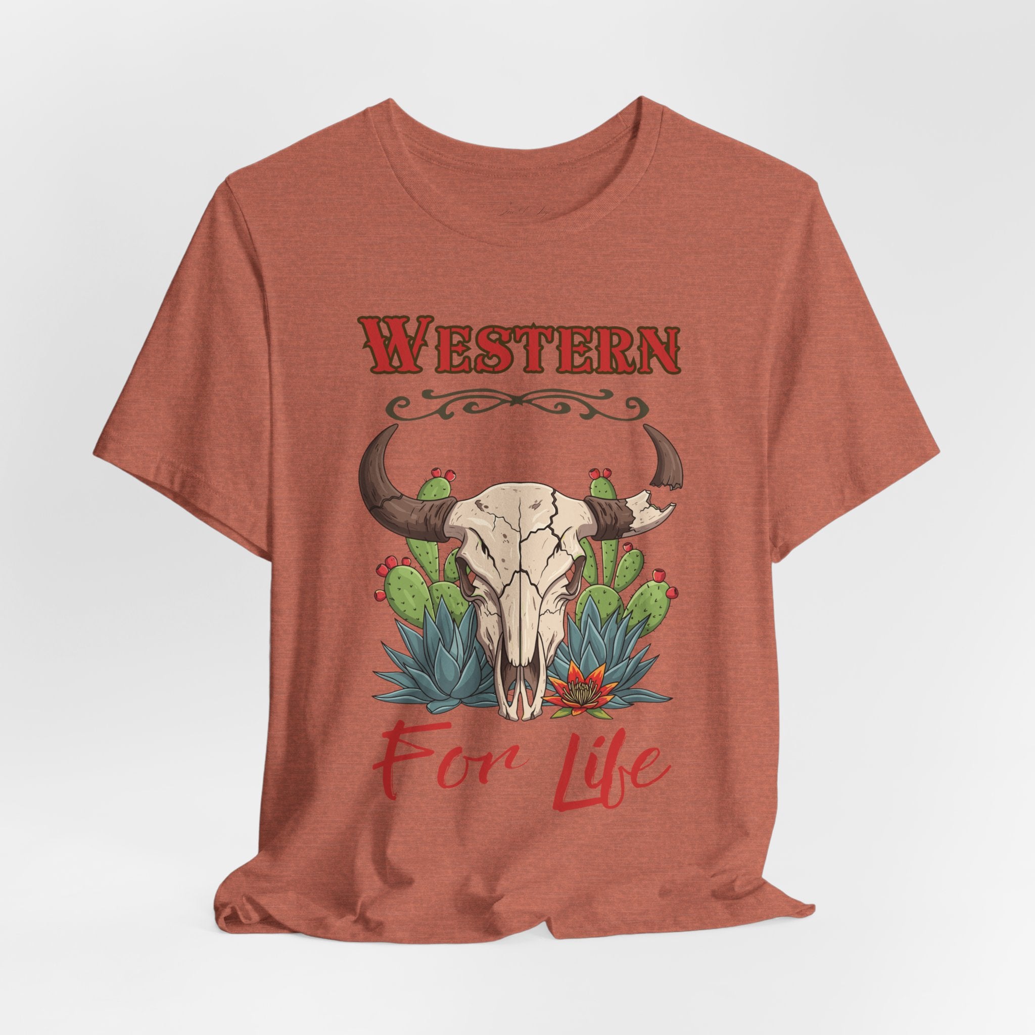 Cactus & Skull T-Shirt — Western for Life Collection