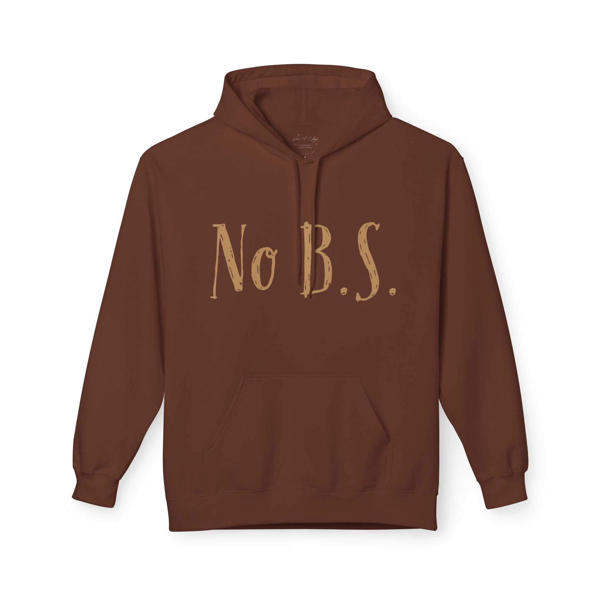 Distressed Gold Longhorn Skull Graphic Hoodie | No B.S. Collection