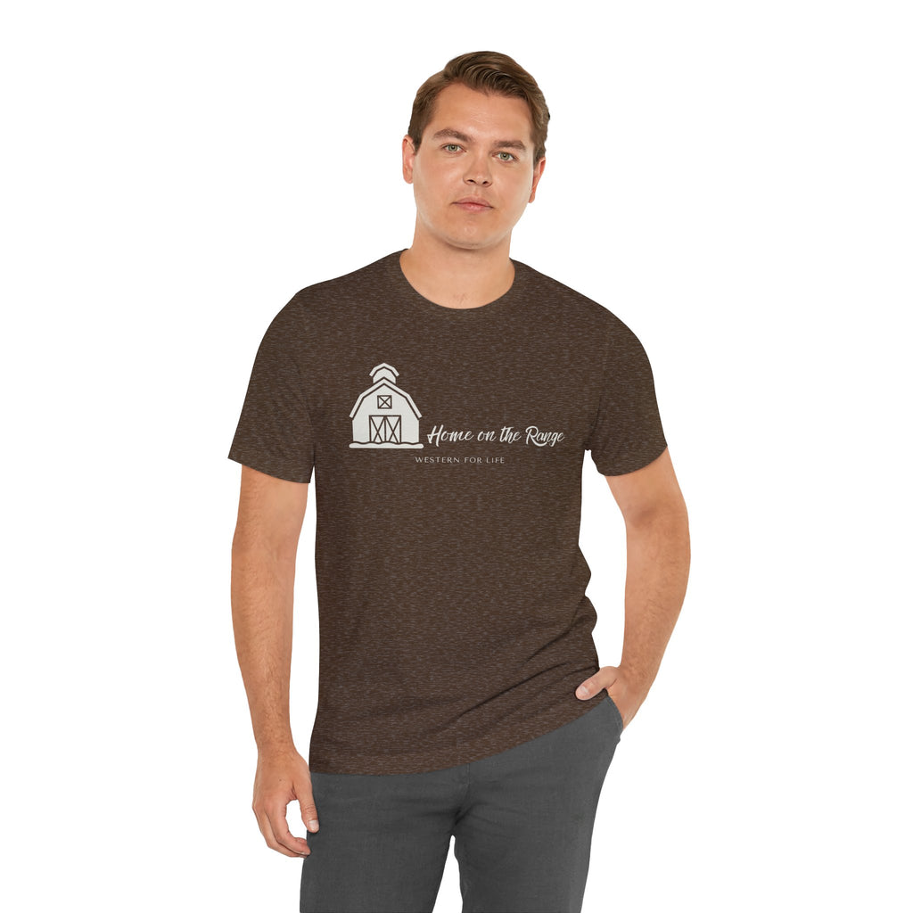 Home on the Range Rustic Farmhouse Barn Shirt: Western For Life Collection