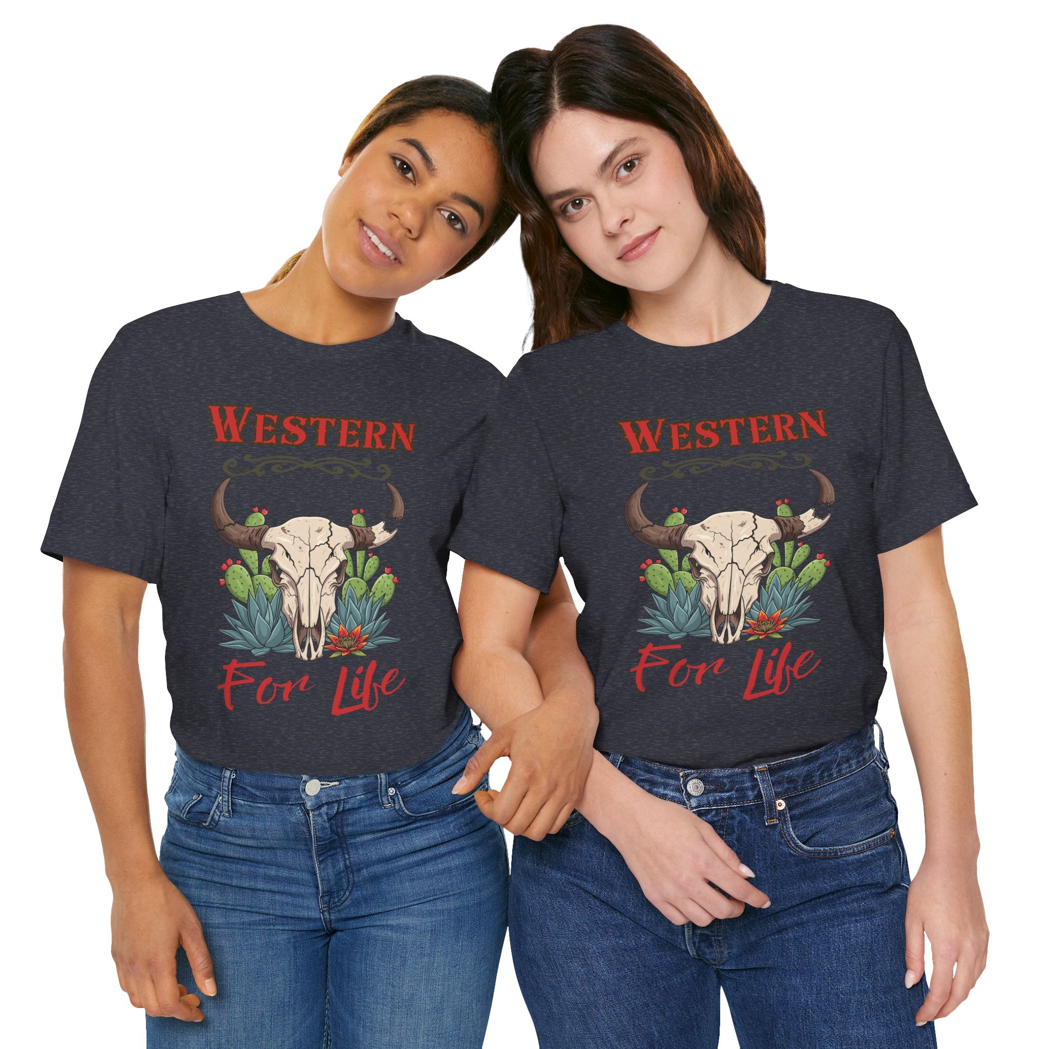 Cactus & Skull T-Shirt — Western for Life Collection