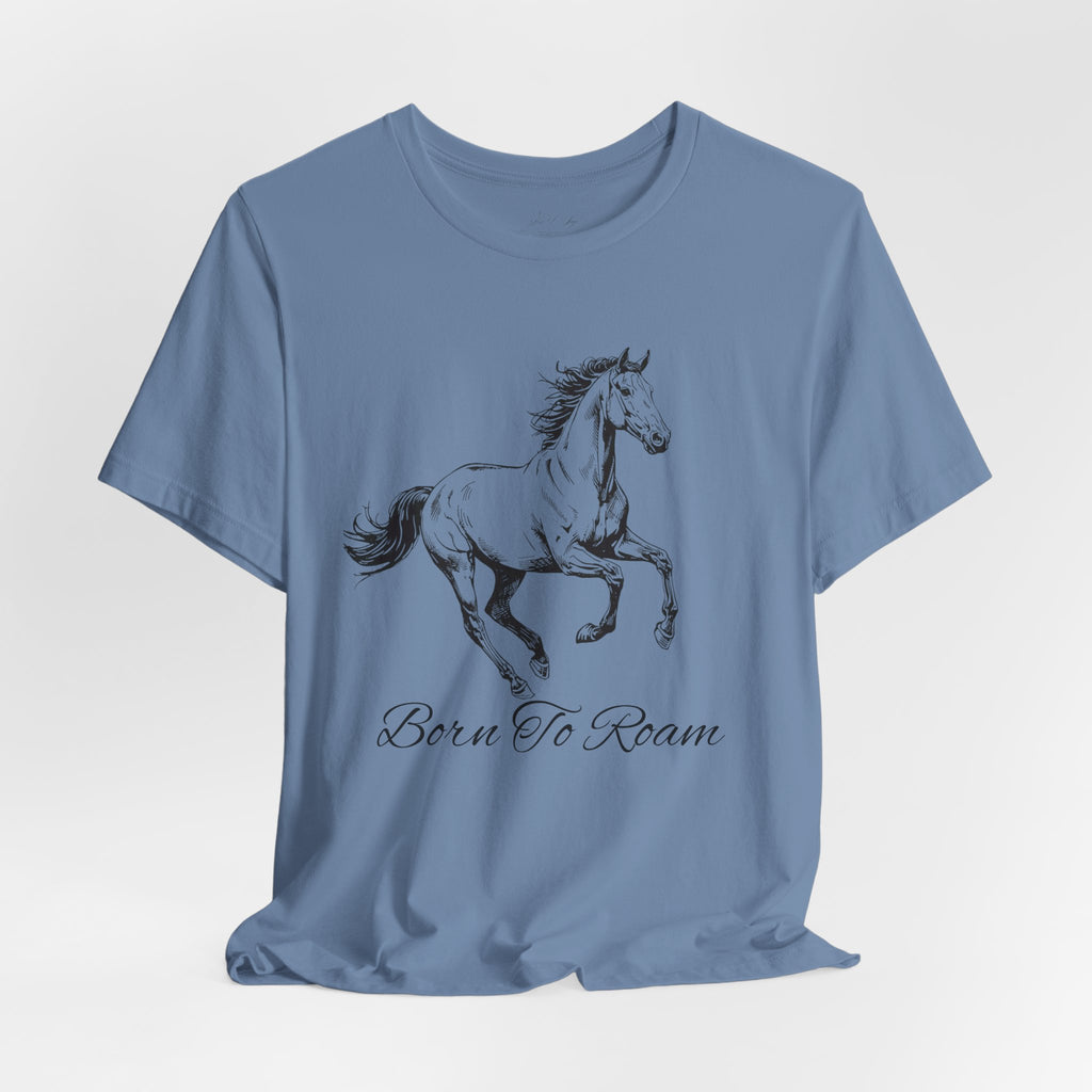 Running Horse  Tee | Horse Western Boho Shirt Born To Roam