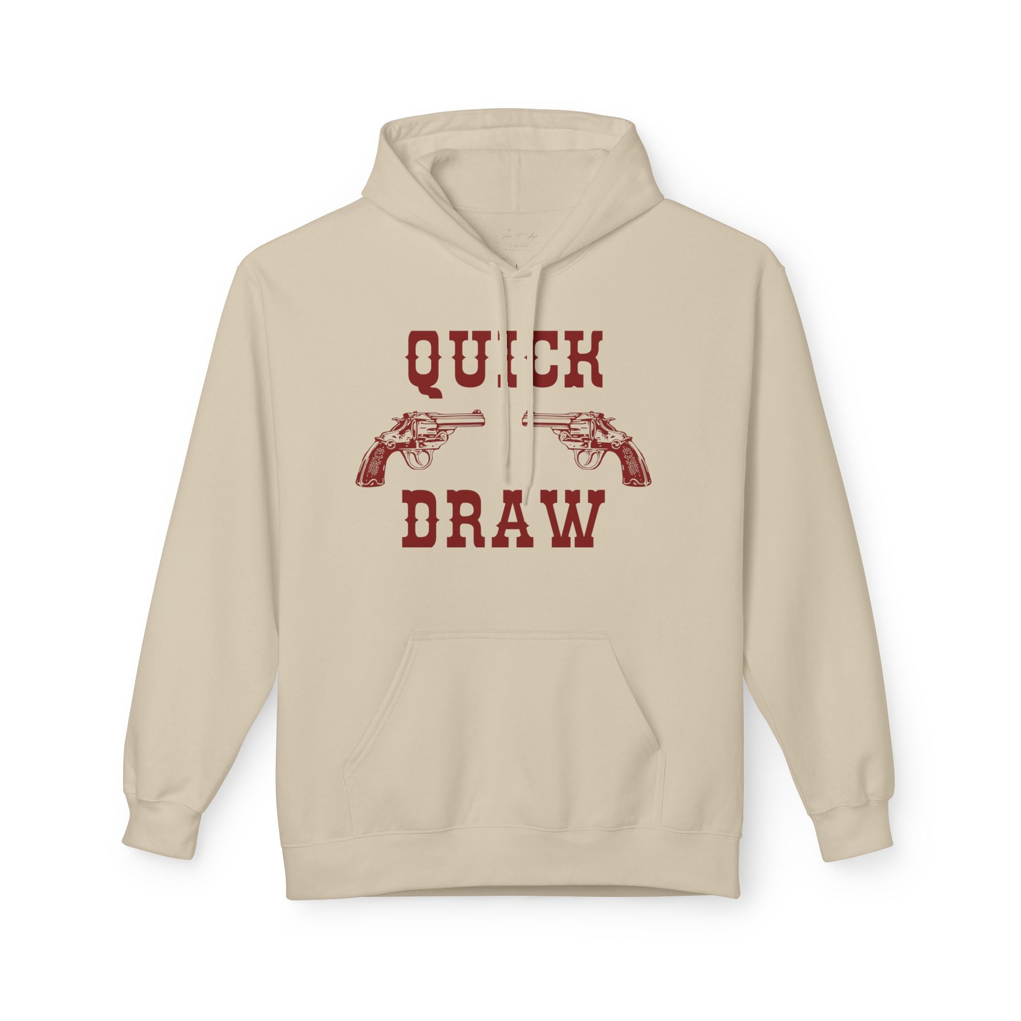 Quick Draw Hoodie — Western Pistols Graphic Pullover