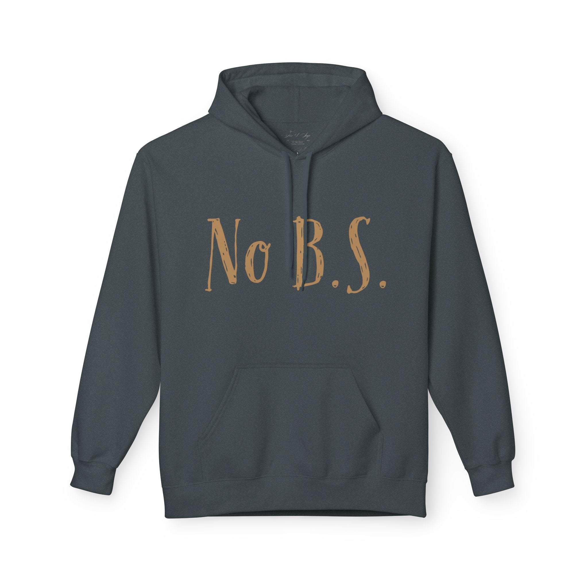 Distressed Gold Longhorn Skull Graphic Hoodie | No B.S. Collection