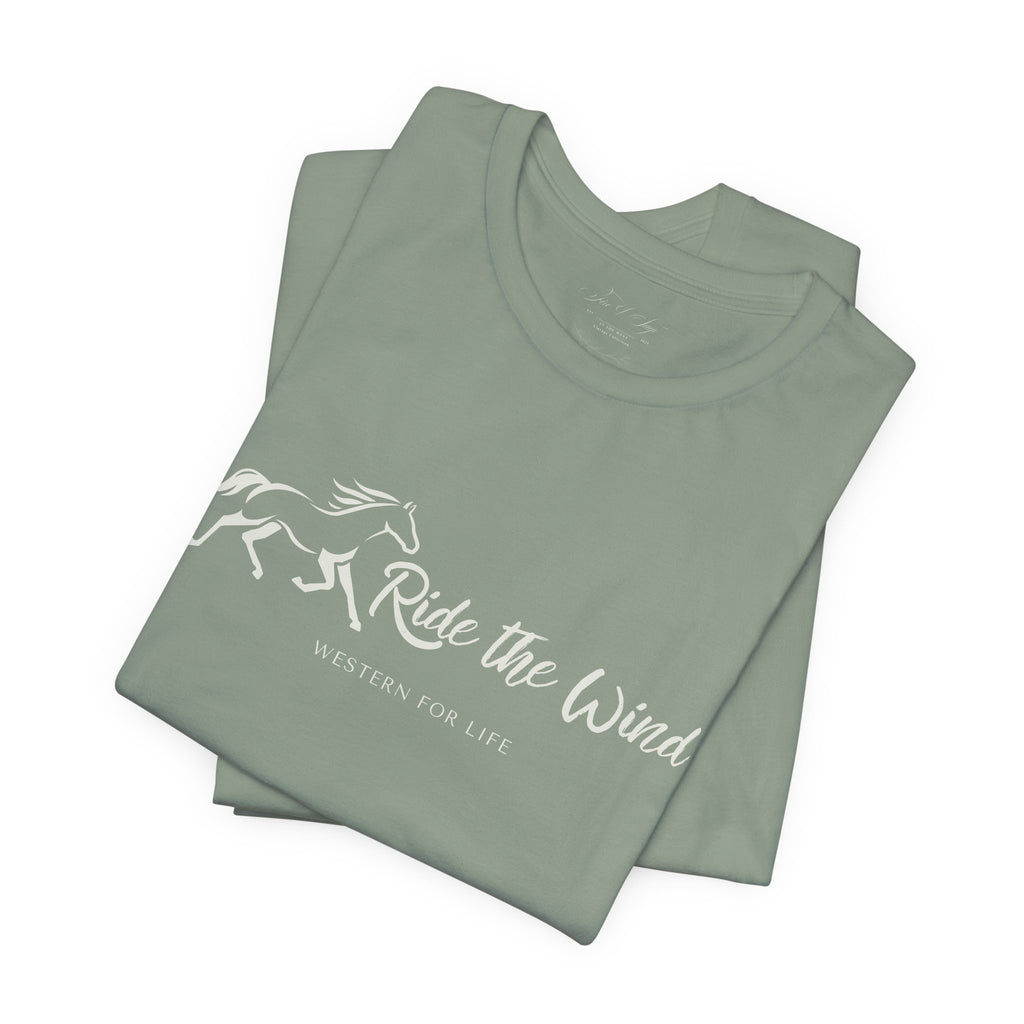 Ride the Wind Horse Tee | Western for Life Collection