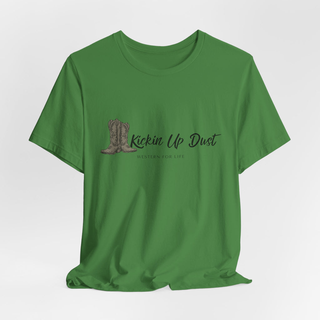 Kicking Up Dust Cowboy Boots Western Tee | Born In The Dirt Collection