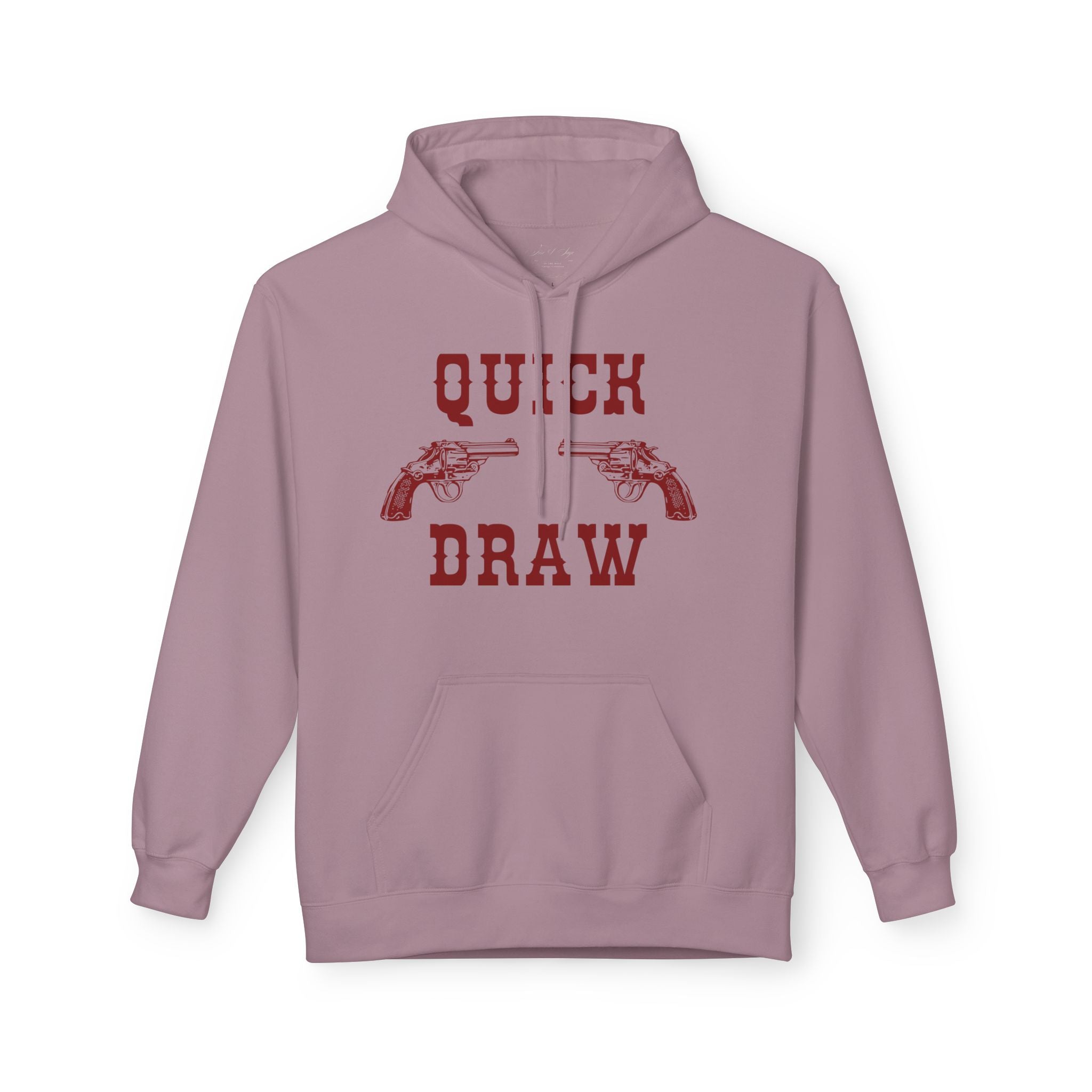Quick Draw Hoodie — Western Pistols Graphic Pullover