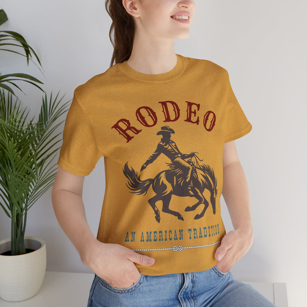 Rodeo An American Tradition T-shirt – Born in the Dirt Collection