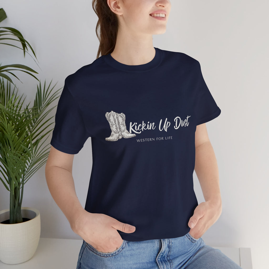 Kicking Up Dust Cowboy Boots Western Tee | Born In The Dirt Collection