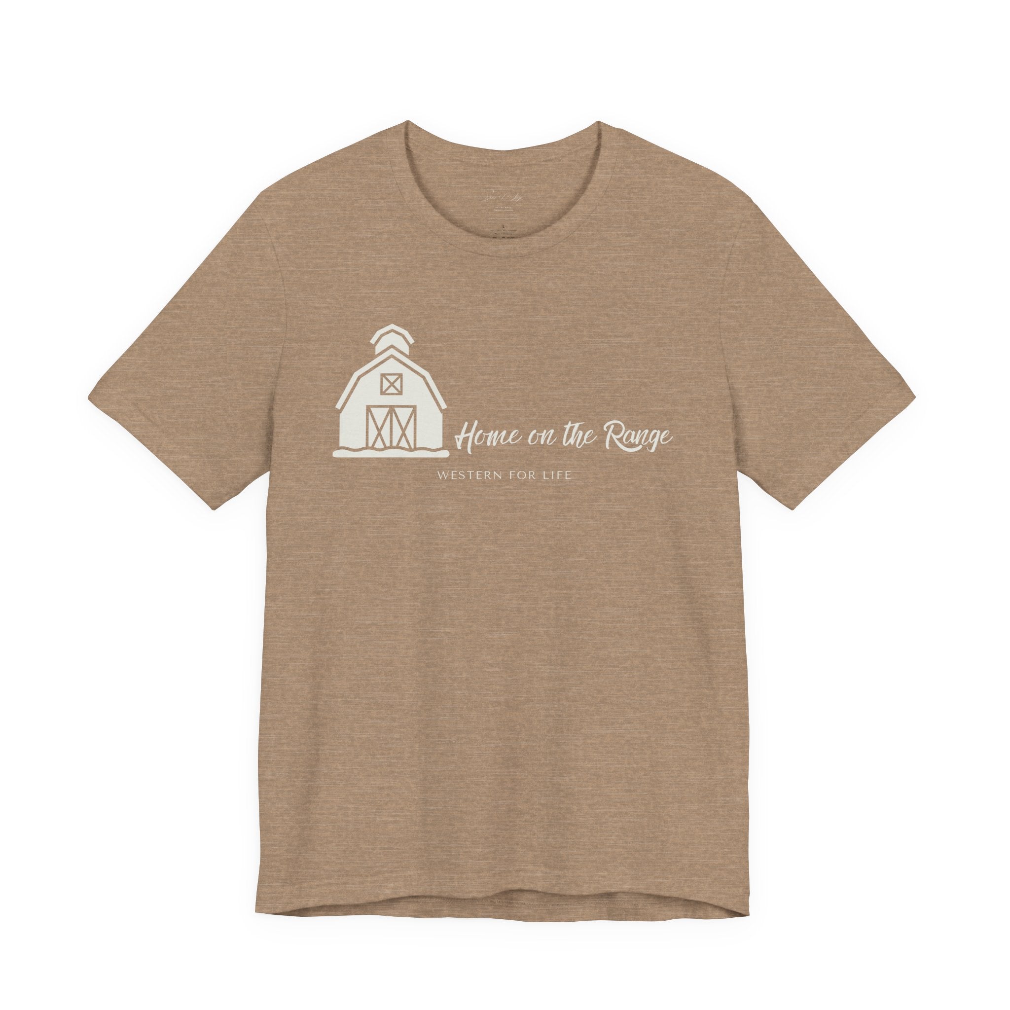Home on the Range Rustic Farmhouse Barn Shirt: Western For Life Collection