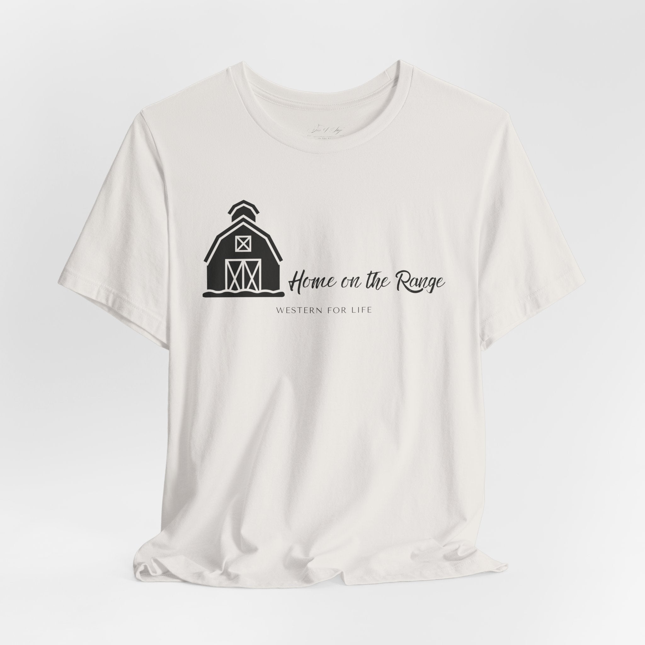 Home on the Range Rustic Farmhouse Barn Shirt: Western For Life Collection