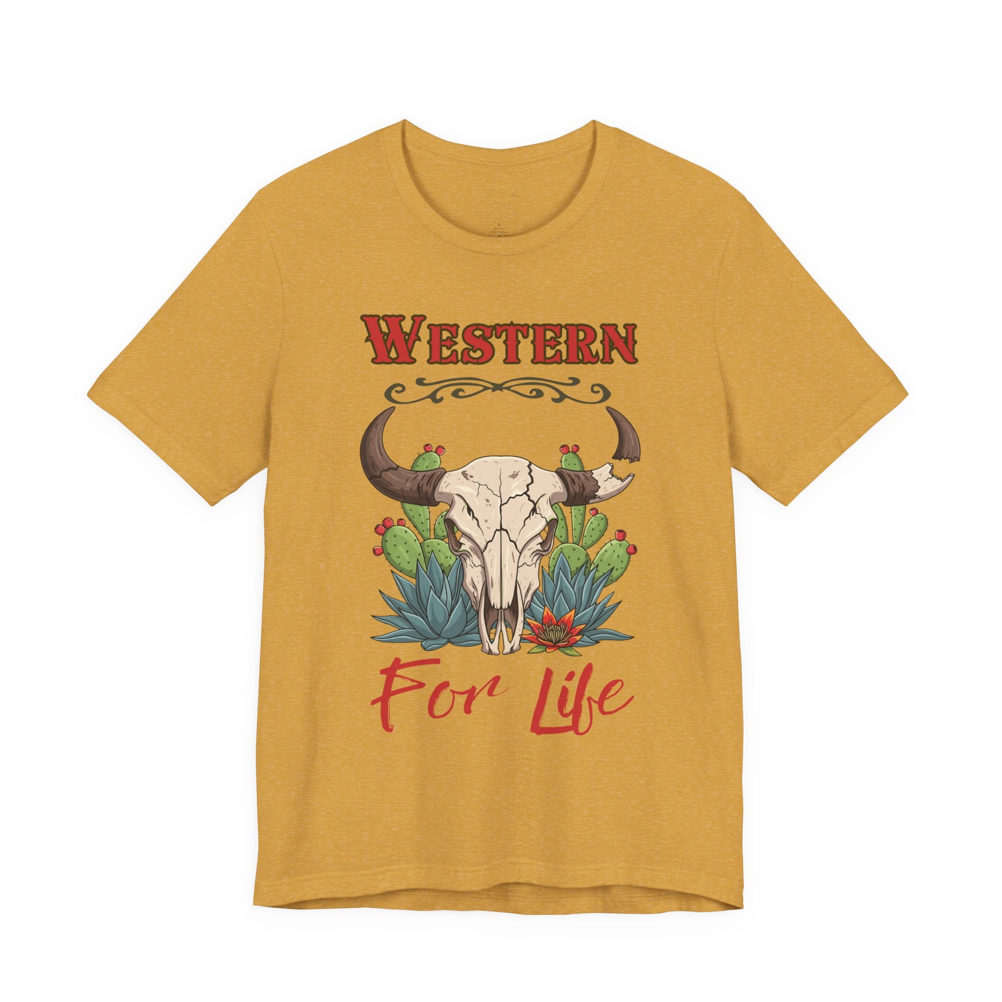 Cactus & Skull T-Shirt — Western for Life Collection