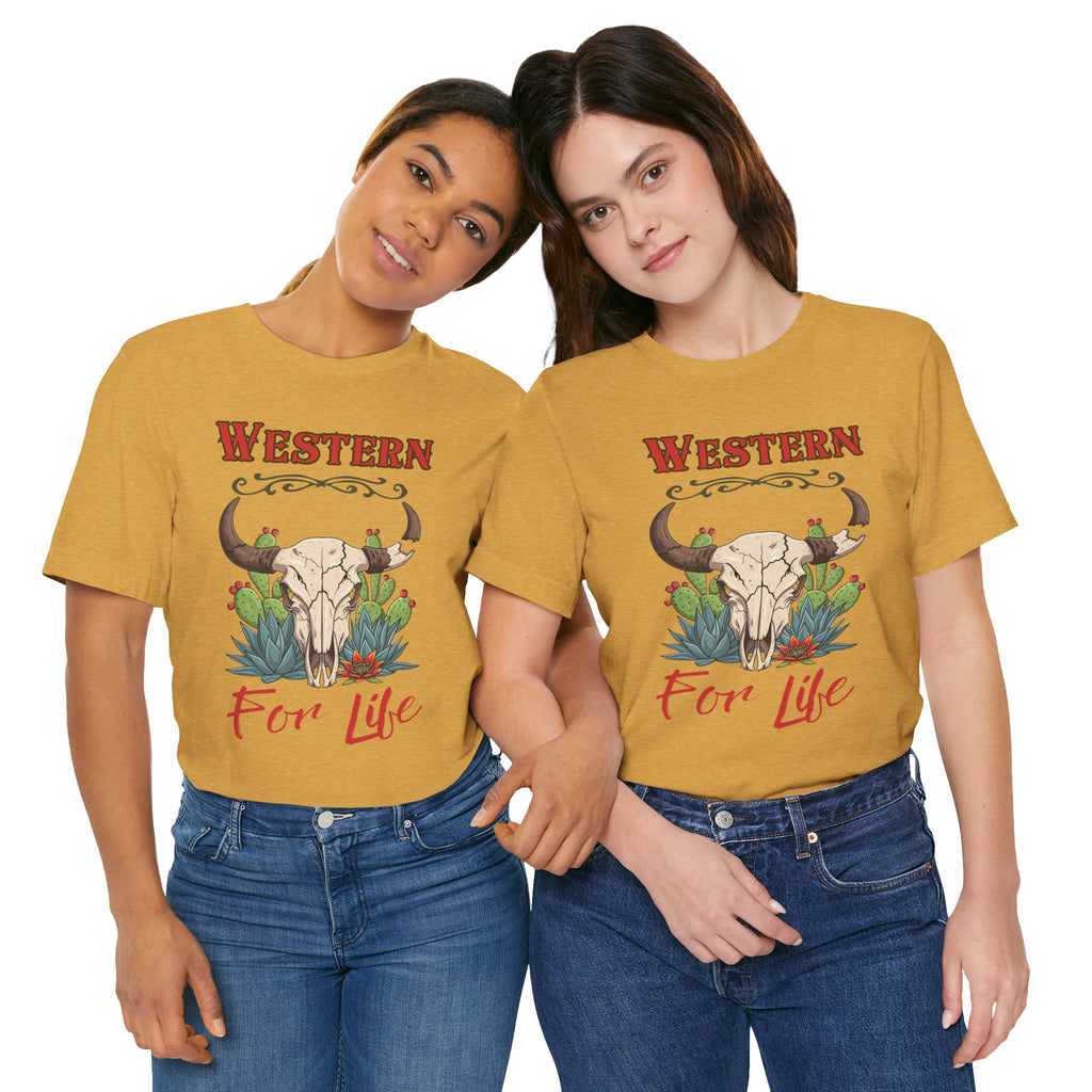 Cactus & Skull T-Shirt — Western for Life Collection