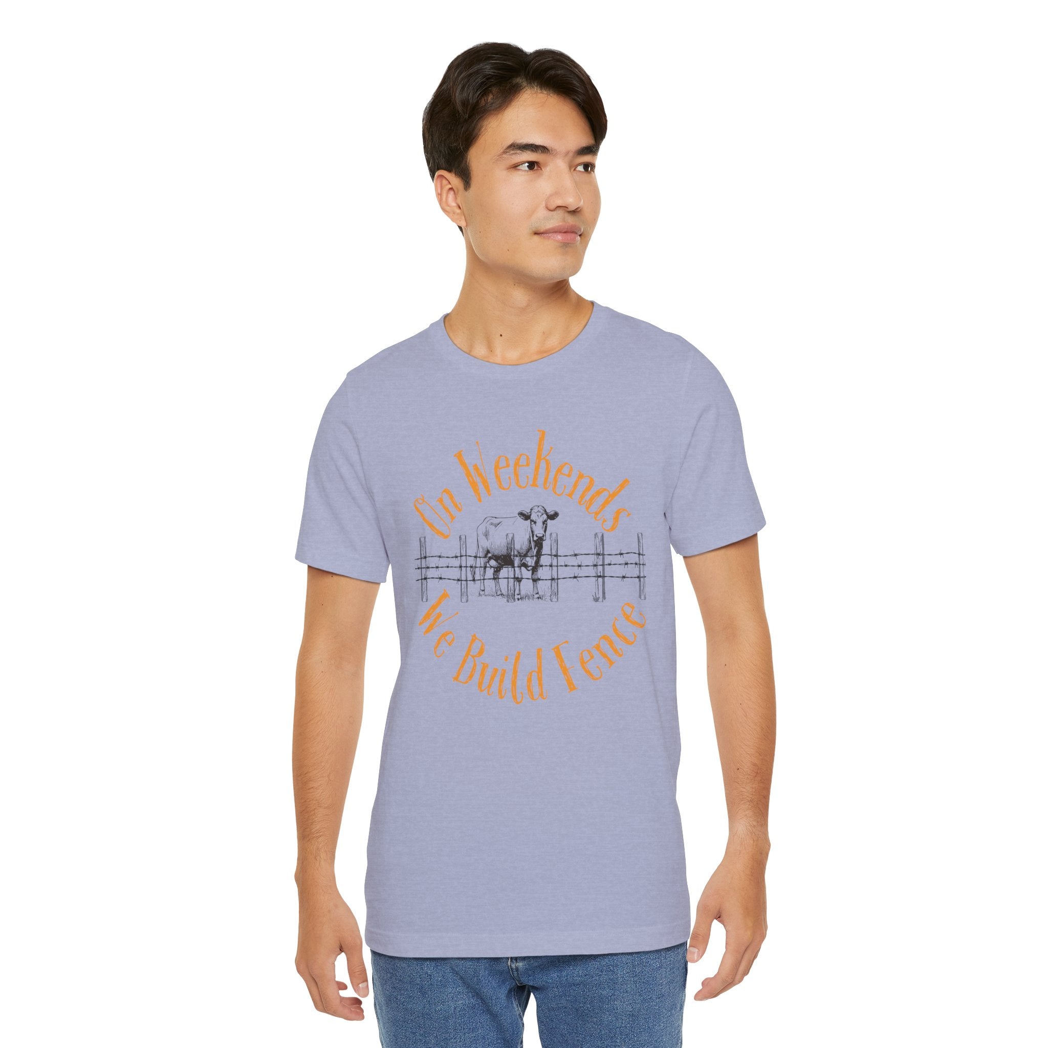 On Weekends We Build Fence T-Shirt | Western