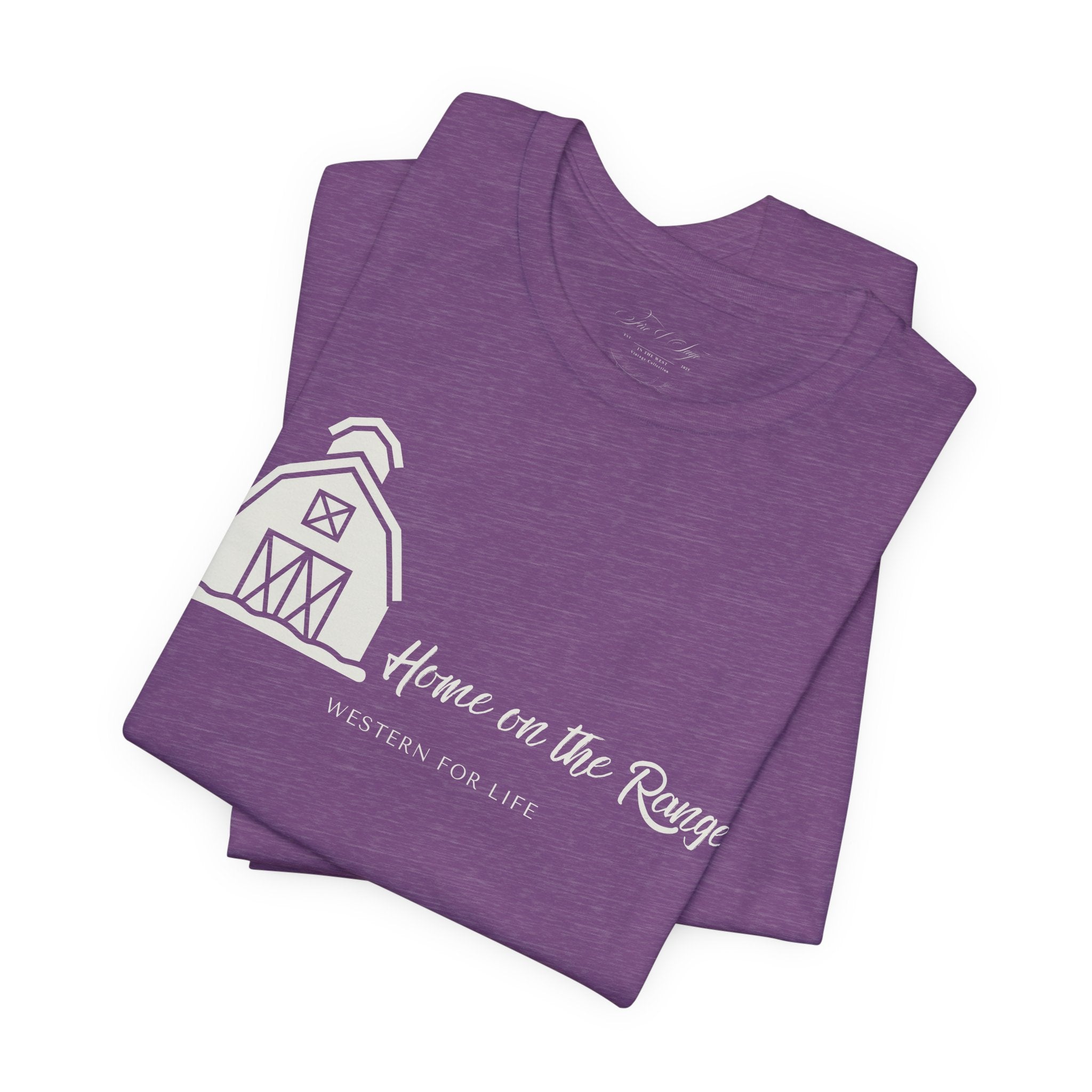 Home on the Range Rustic Farmhouse Barn Shirt: Western For Life Collection