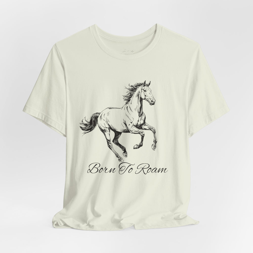 Running Horse  Tee | Horse Western Boho Shirt Born To Roam