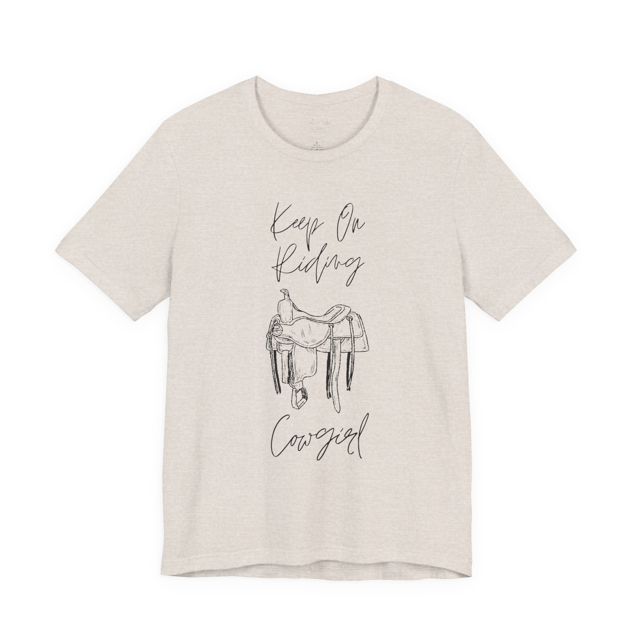 Keep On Riding Cowgirl Western T-Shirt | Born To Roam Collection