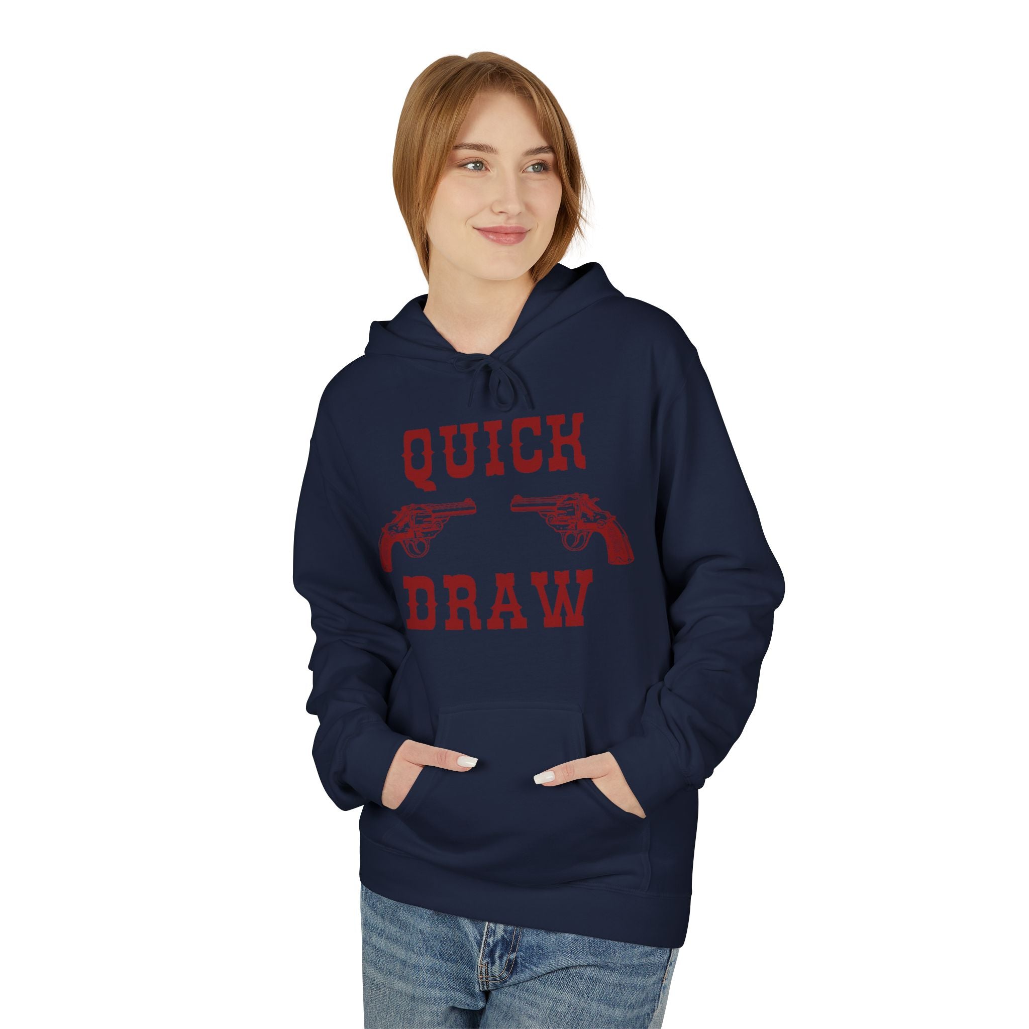 Quick Draw Hoodie — Western Pistols Graphic Pullover