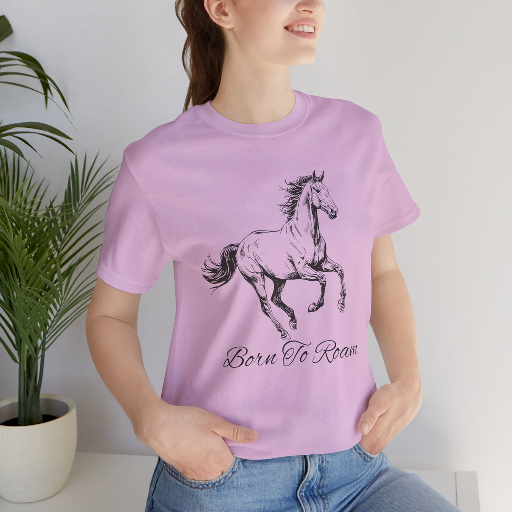 Running Horse  Tee | Horse Western Boho Shirt Born To Roam