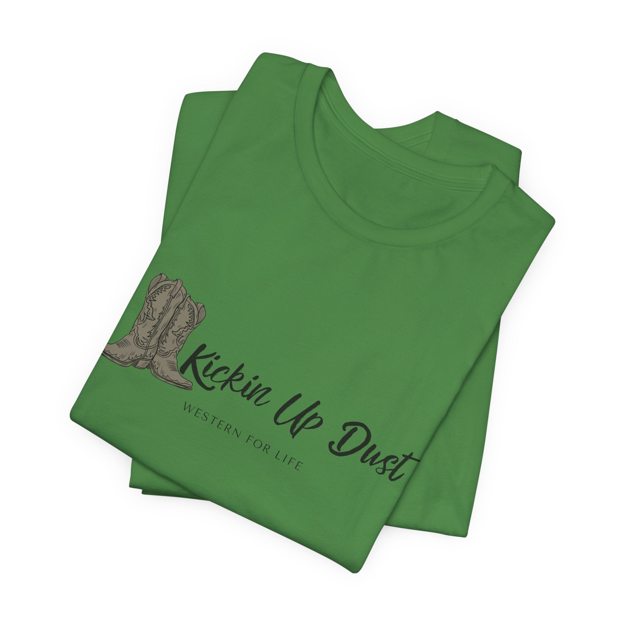 Kicking Up Dust Cowboy Boots Western Tee | Born In The Dirt Collection