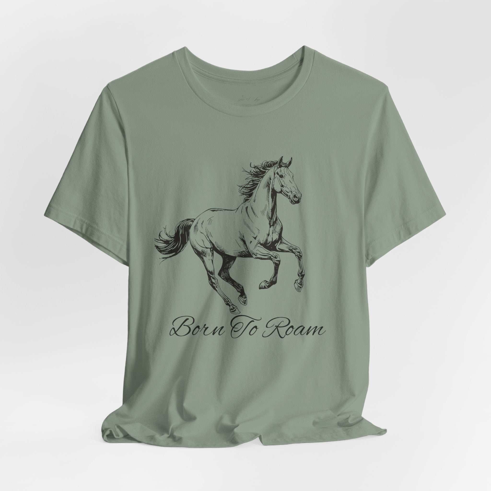 Running Horse  Tee | Horse Western Boho Shirt Born To Roam
