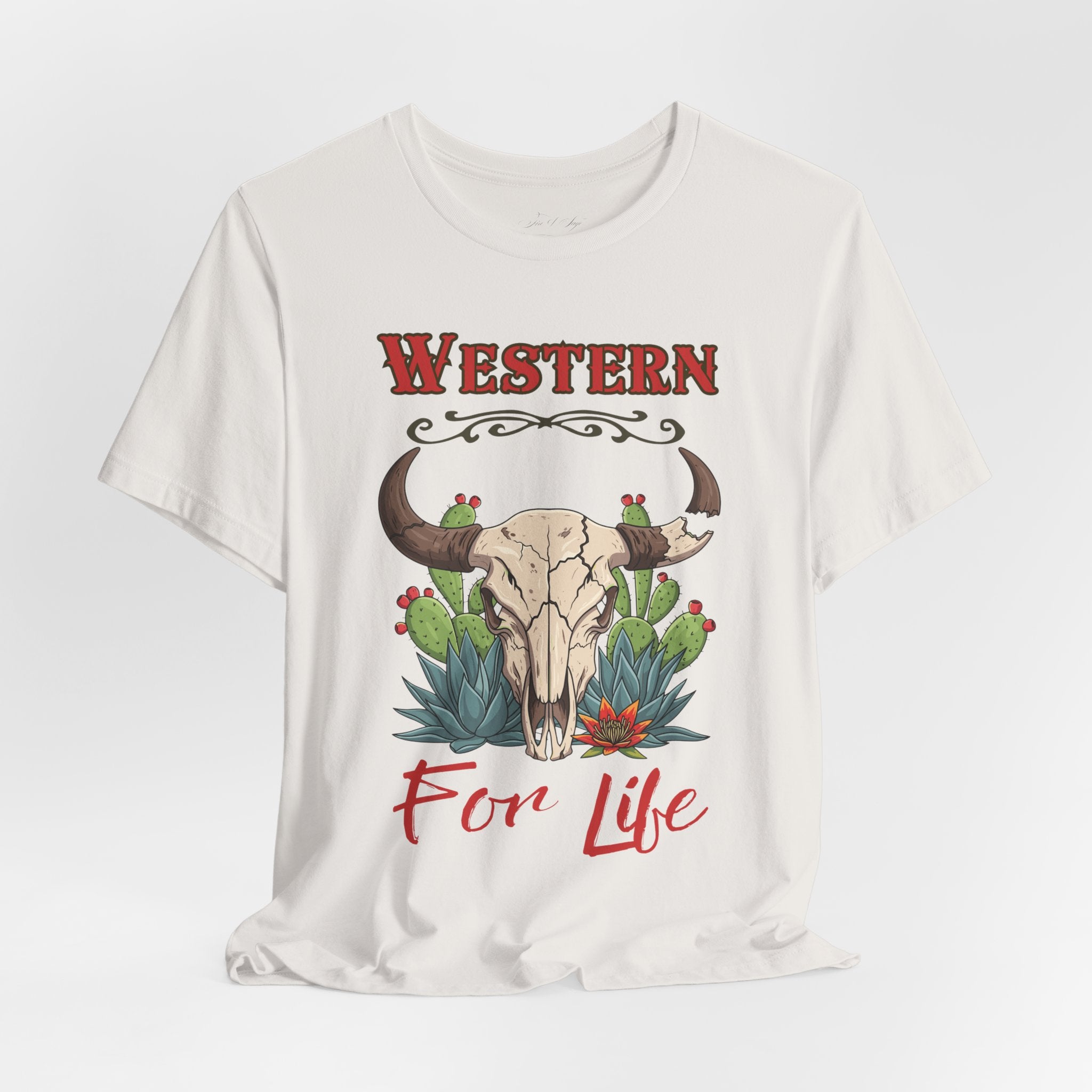 Cactus & Skull T-Shirt — Western for Life Collection