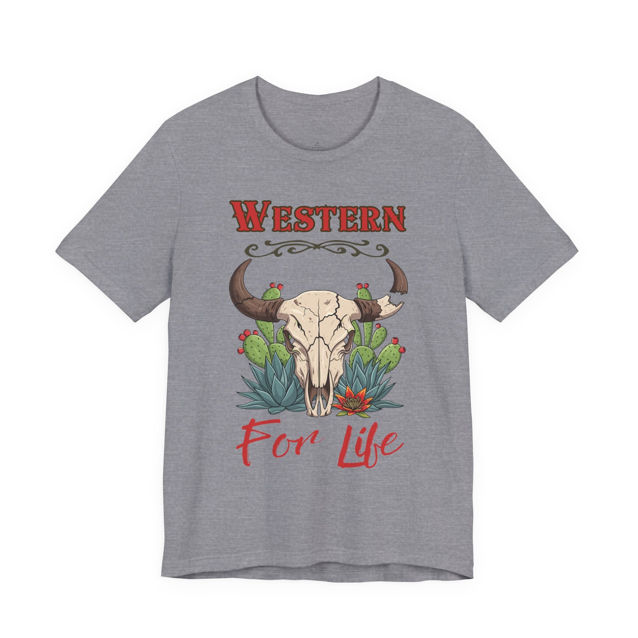 Cactus & Skull T-Shirt — Western for Life Collection