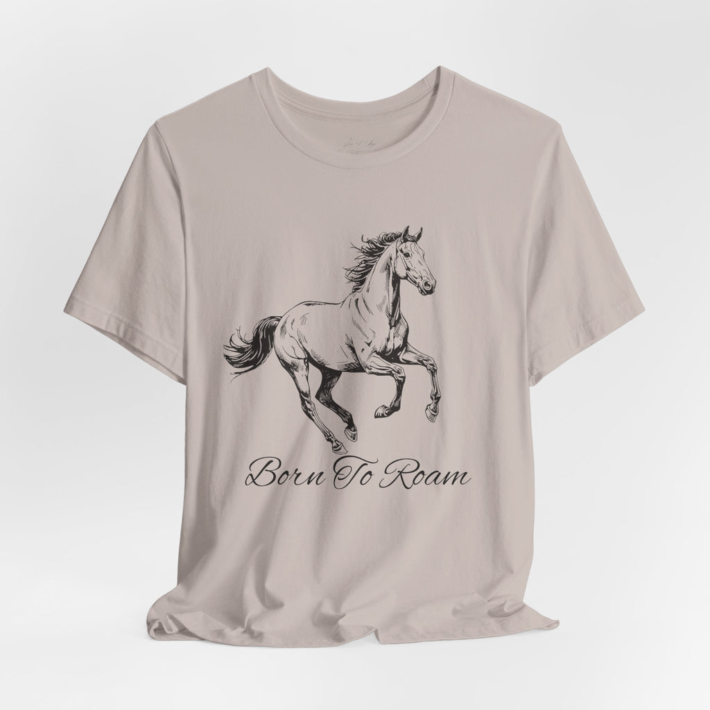 Running Horse  Tee | Horse Western Boho Shirt Born To Roam