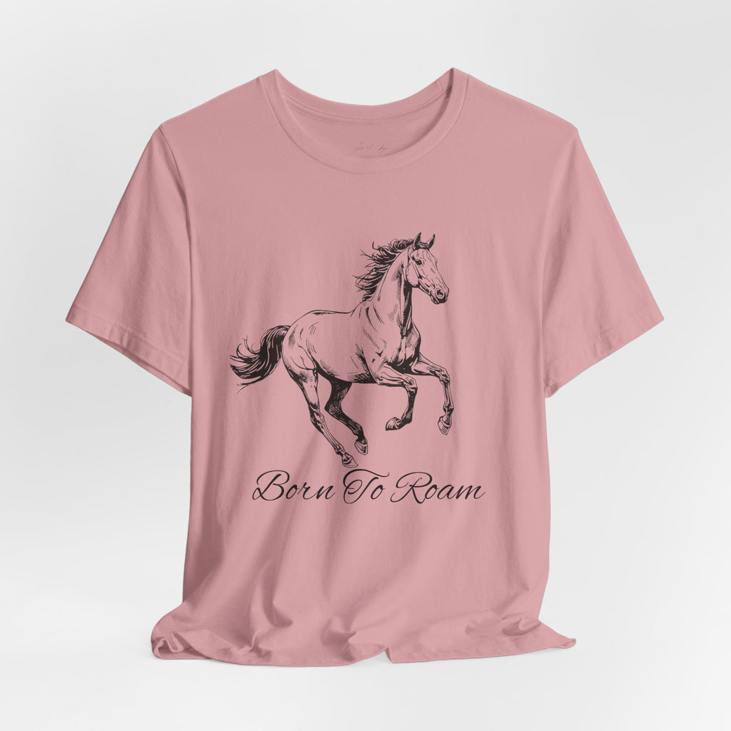 Running Horse  Tee | Horse Western Boho Shirt Born To Roam