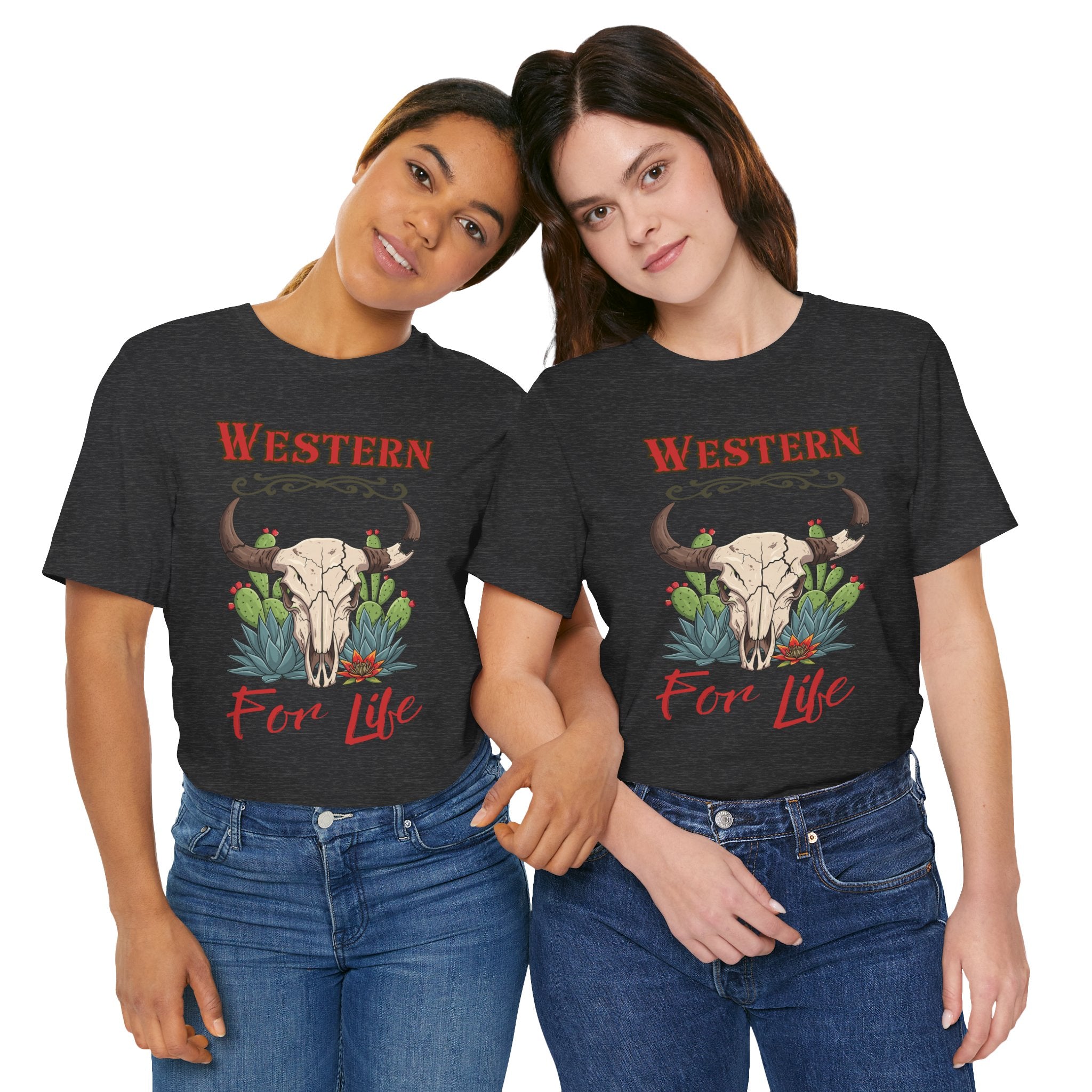 Cactus & Skull T-Shirt — Western for Life Collection