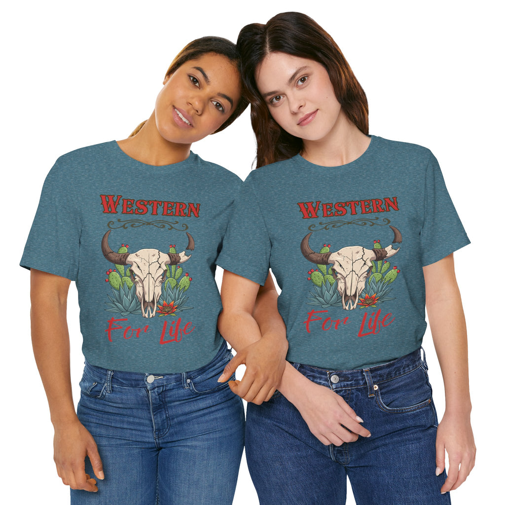 Cactus & Skull T-Shirt — Western for Life Collection