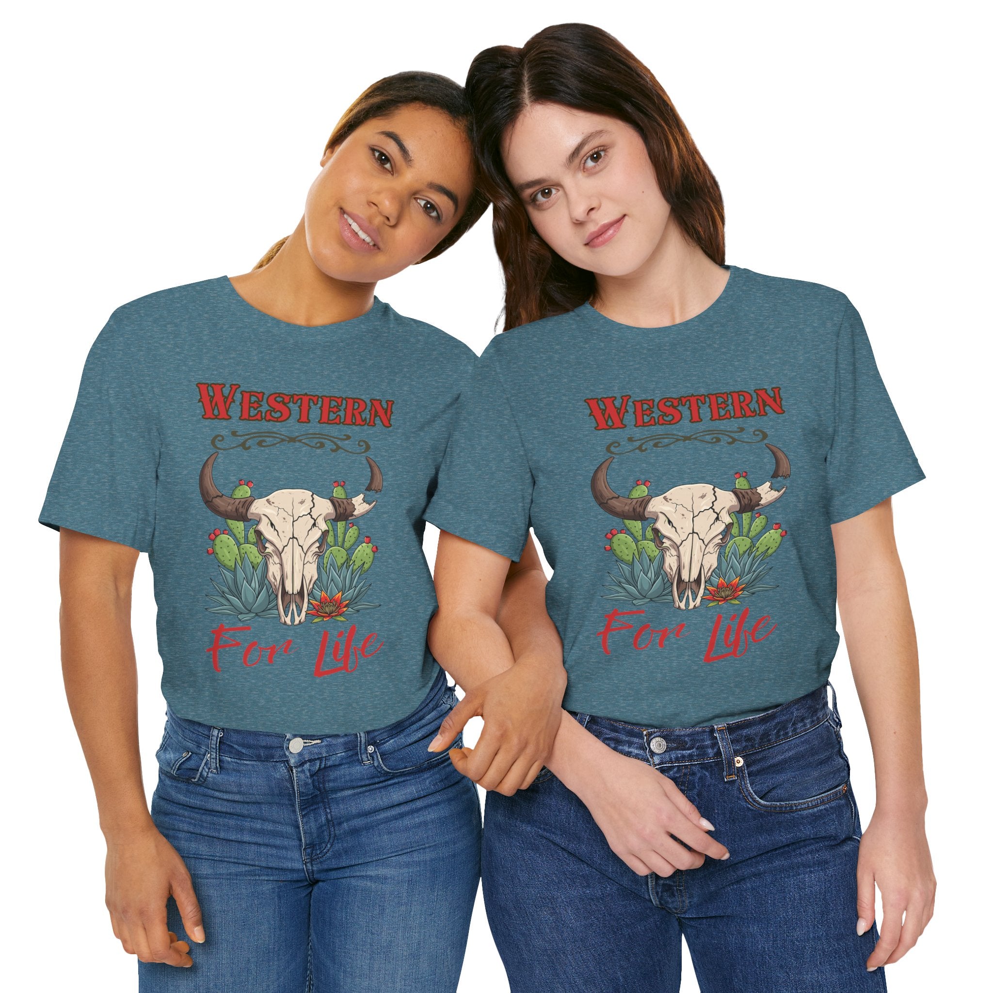 Cactus & Skull T-Shirt — Western for Life Collection