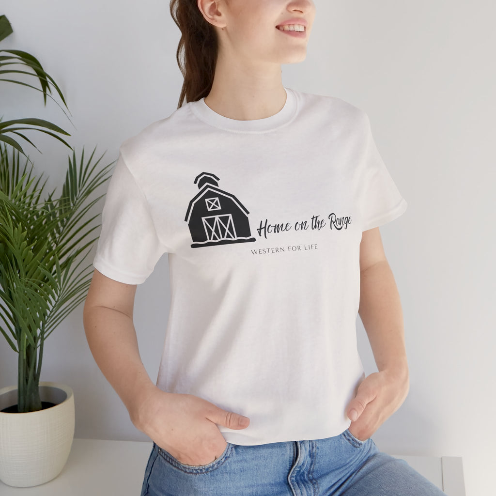 Home on the Range Rustic Farmhouse Barn Shirt: Western For Life Collection
