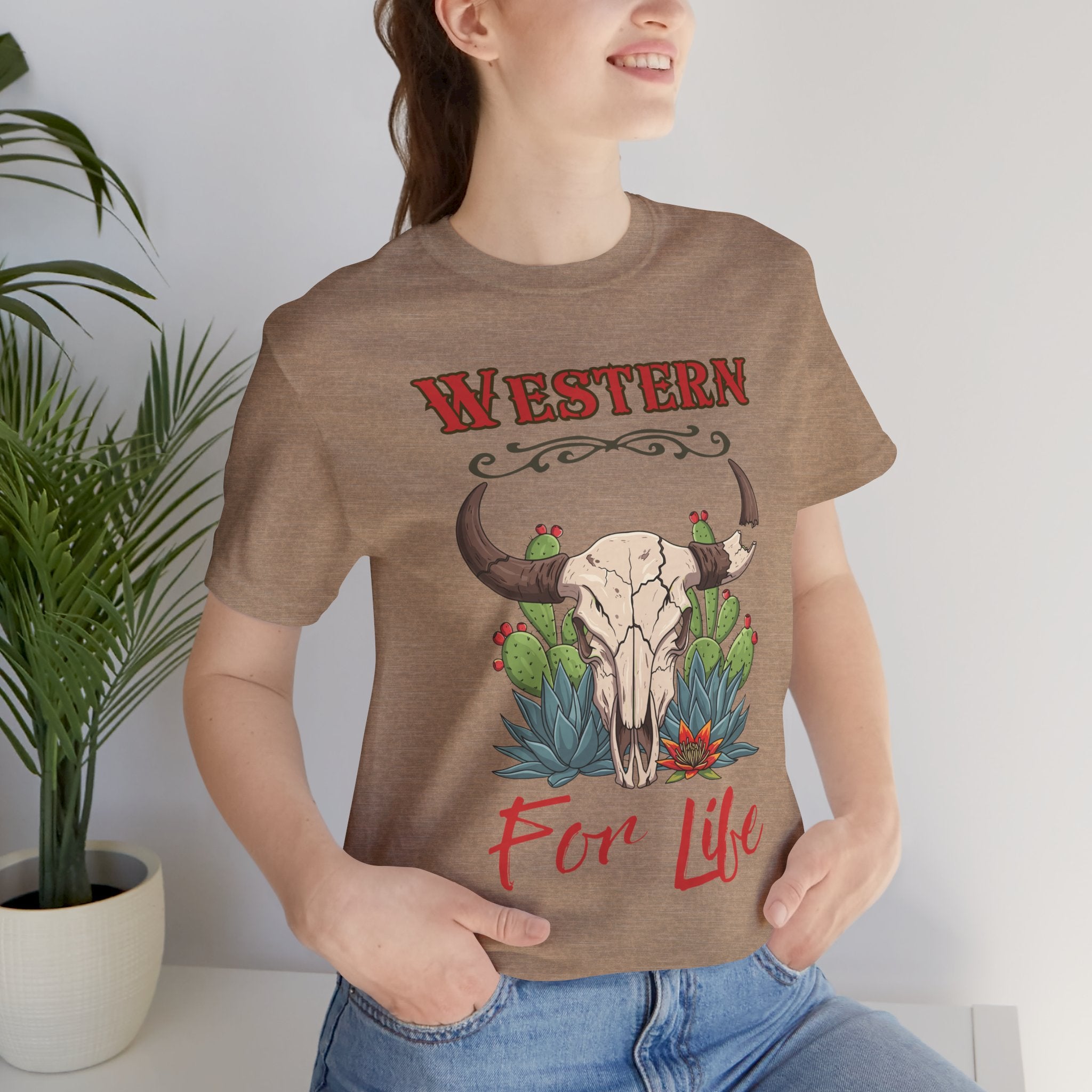 Cactus & Skull T-Shirt — Western for Life Collection