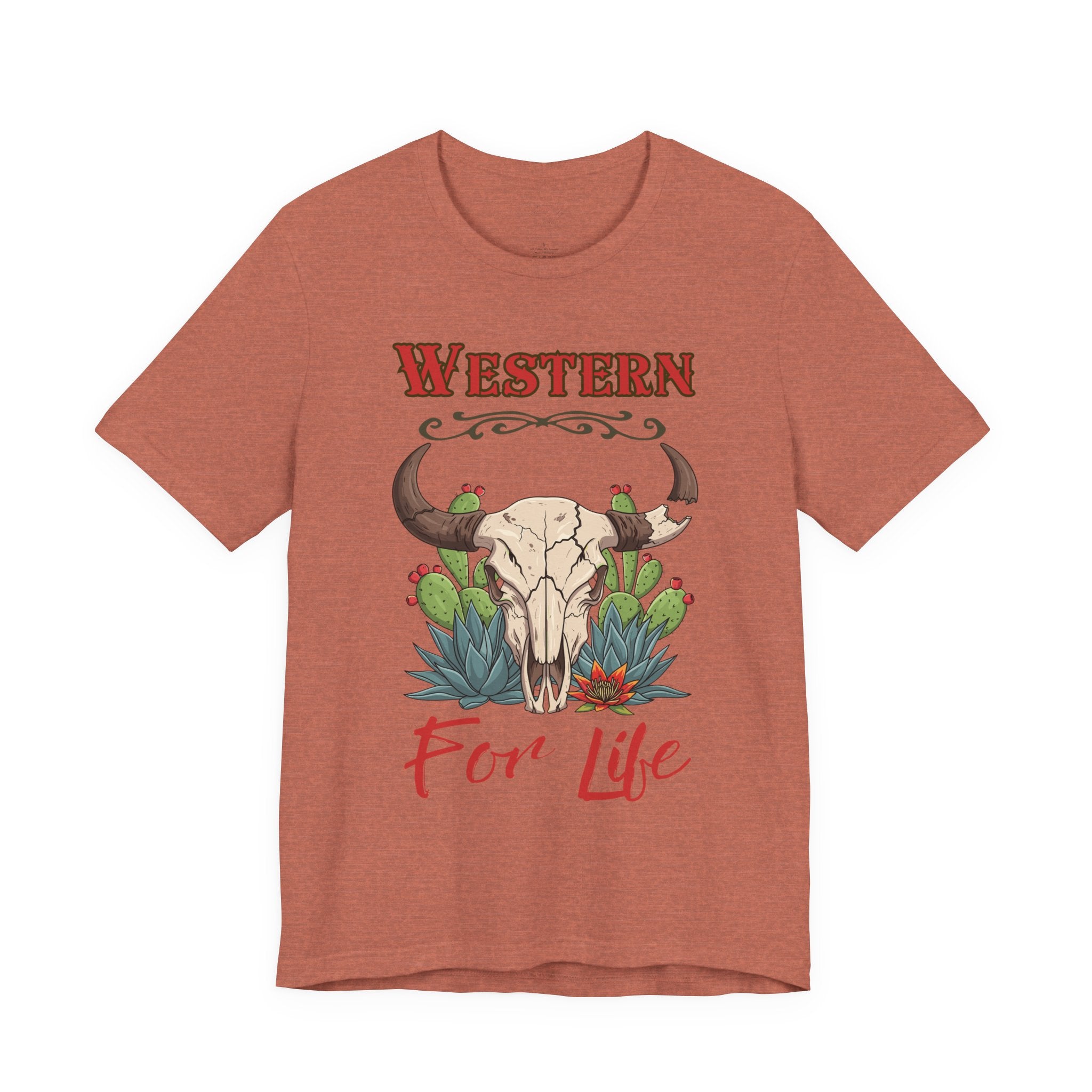 Cactus & Skull T-Shirt — Western for Life Collection