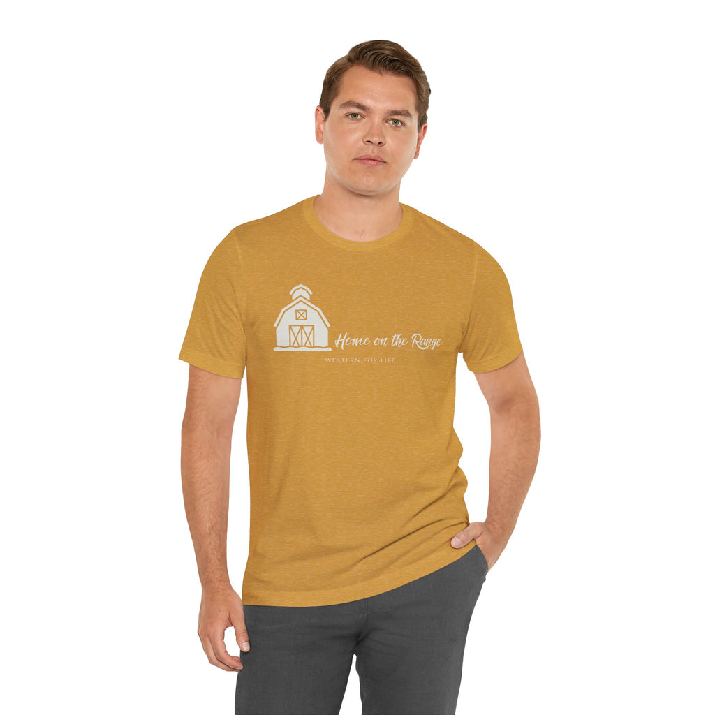 Home on the Range Rustic Farmhouse Barn Shirt: Western For Life Collection