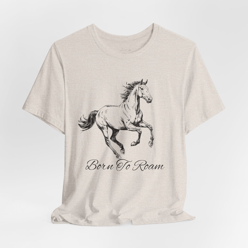 Running Horse  Tee | Horse Western Boho Shirt Born To Roam