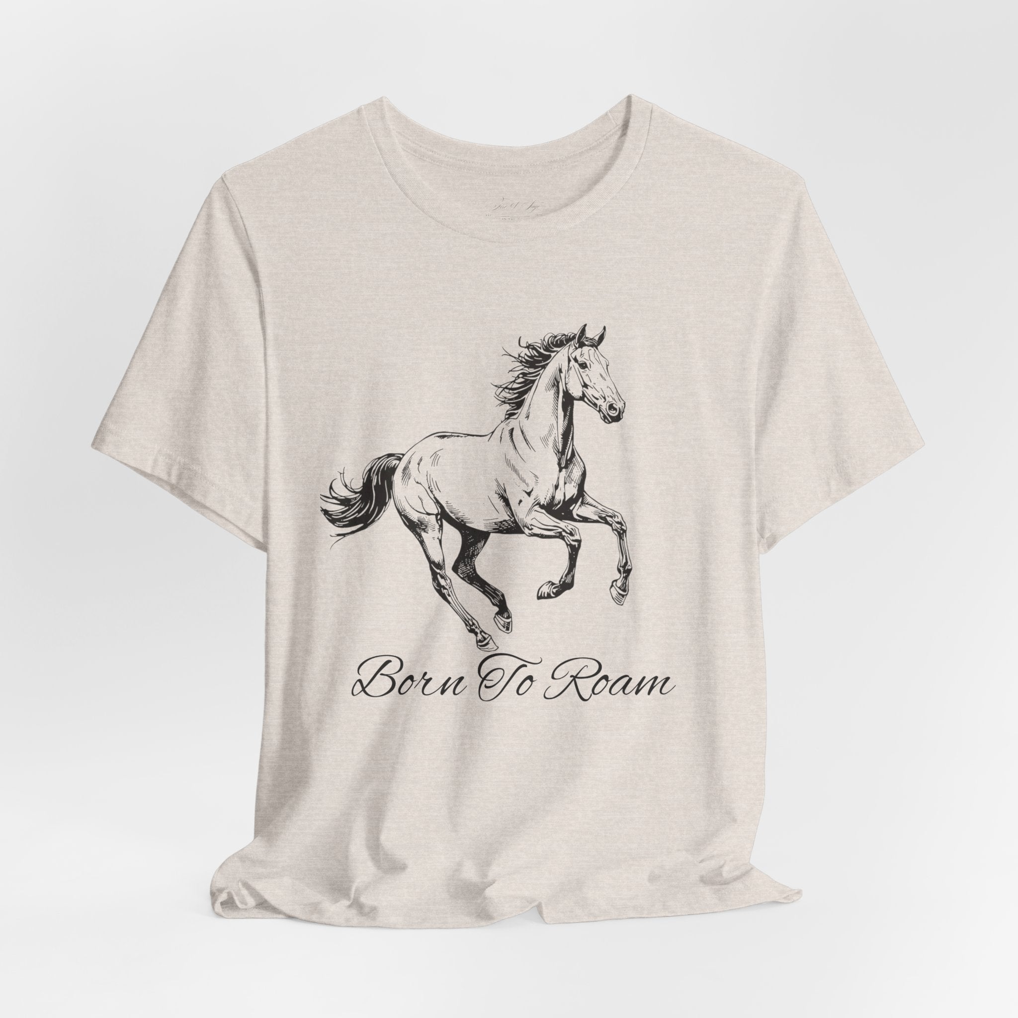 Running Horse  Tee | Horse Western Boho Shirt Born To Roam