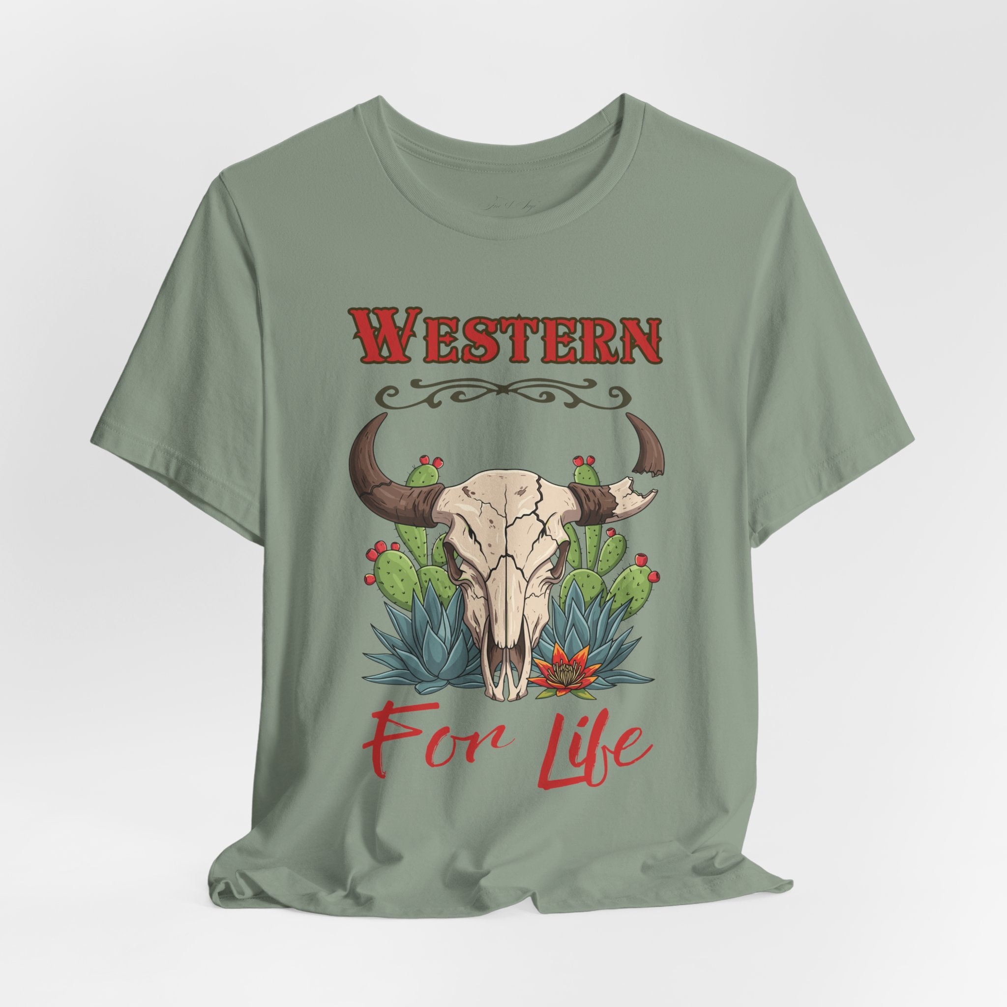 Cactus & Skull T-Shirt — Western for Life Collection