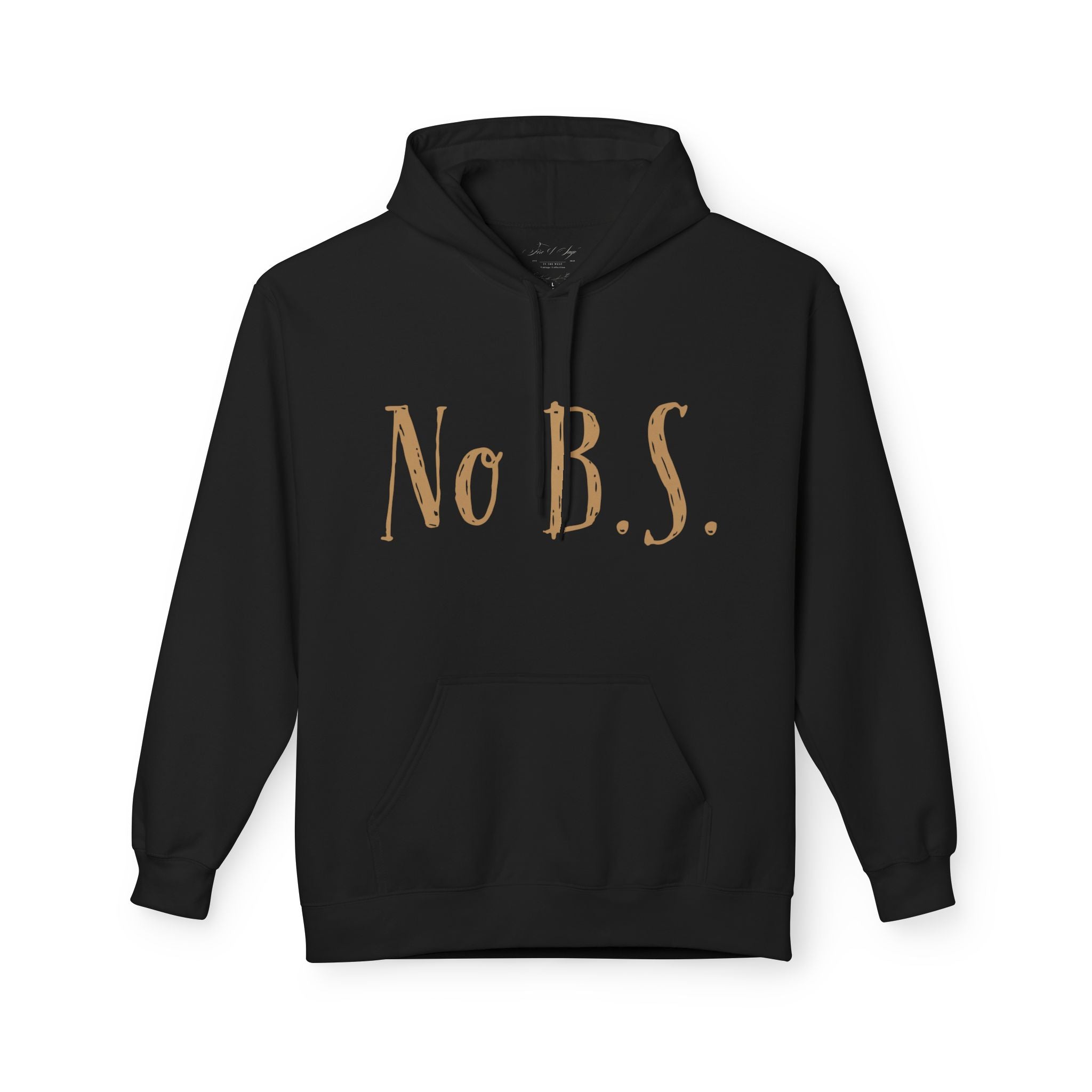 Distressed Gold Longhorn Skull Graphic Hoodie | No B.S. Collection