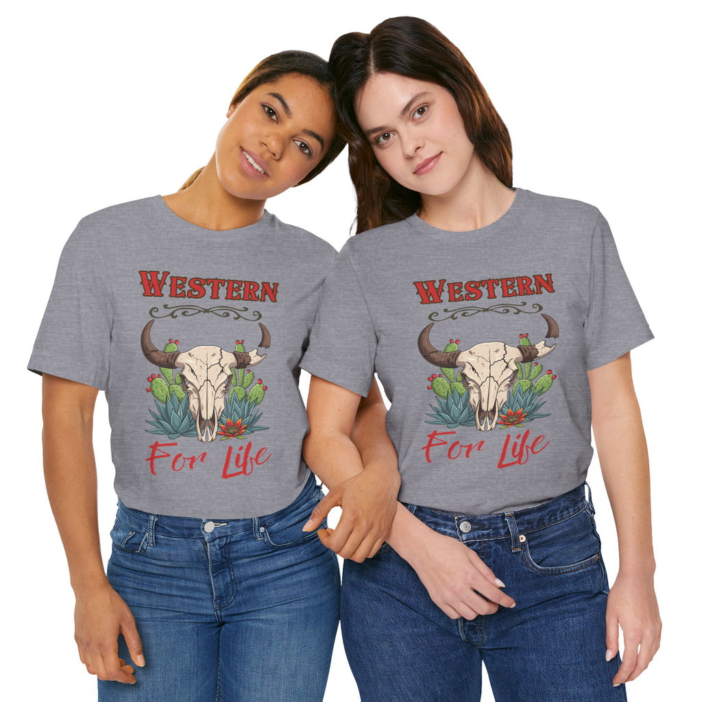 Cactus & Skull T-Shirt — Western for Life Collection