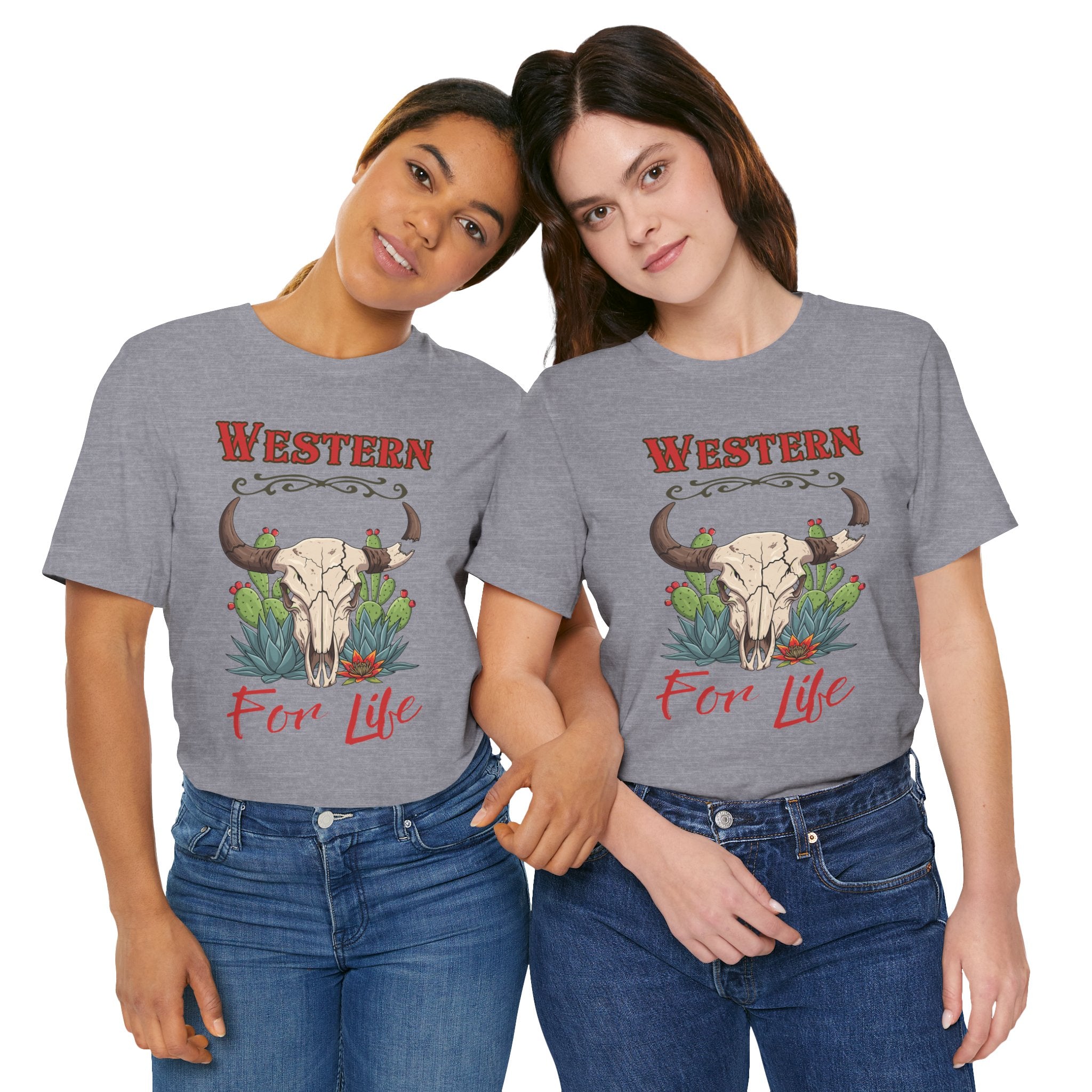 Cactus & Skull T-Shirt — Western for Life Collection
