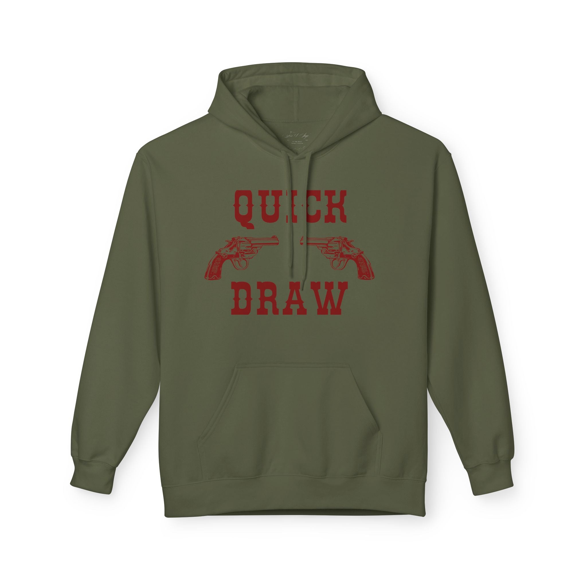 Quick Draw Hoodie — Western Pistols Graphic Pullover